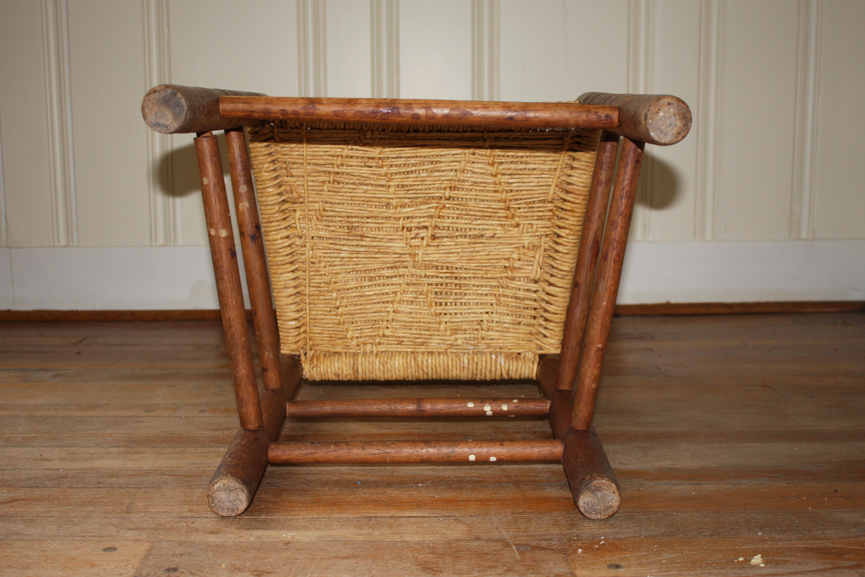 Set of Four Vintage Ladder Back Dining Chairs