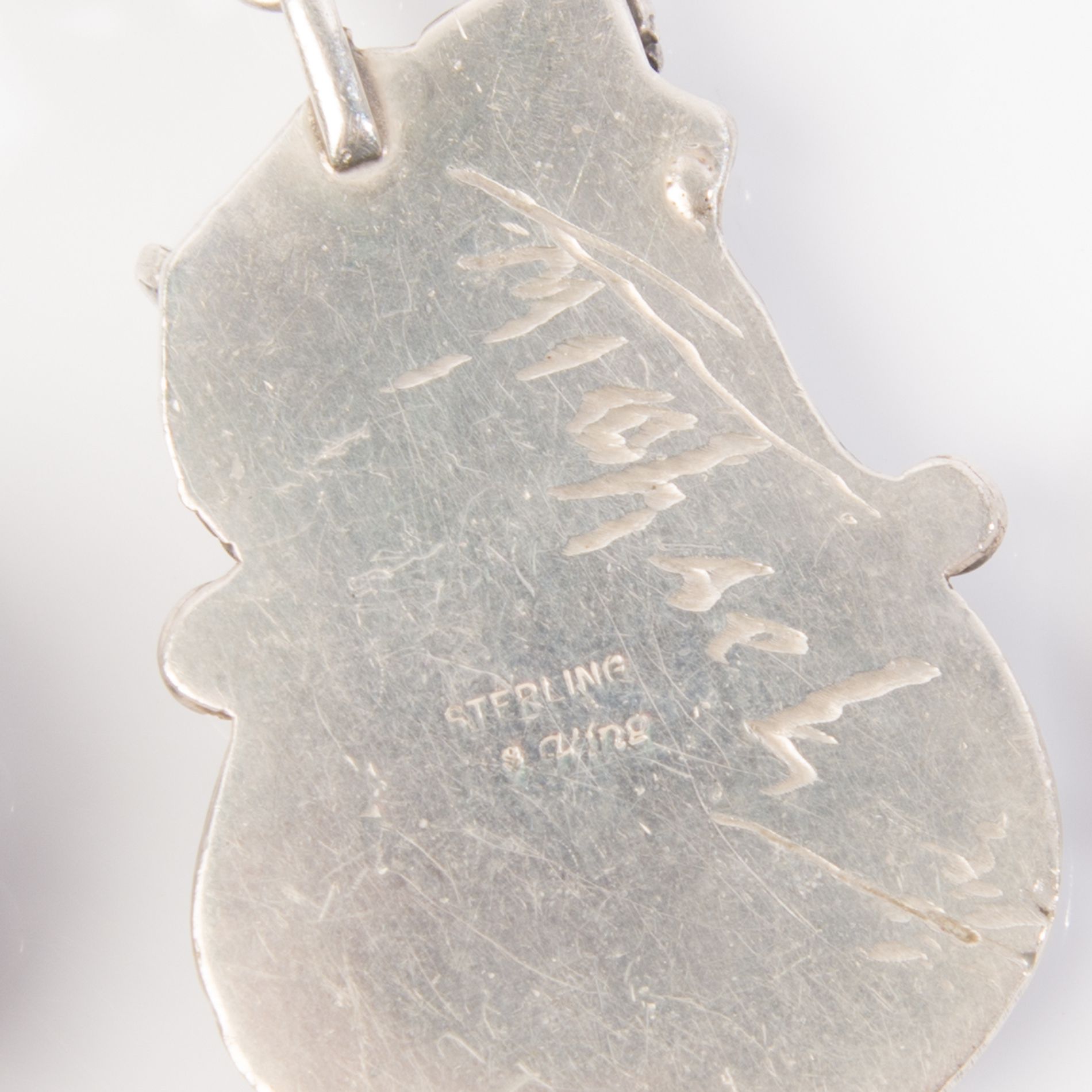 Sterling Native American Style Gemstone Pendants