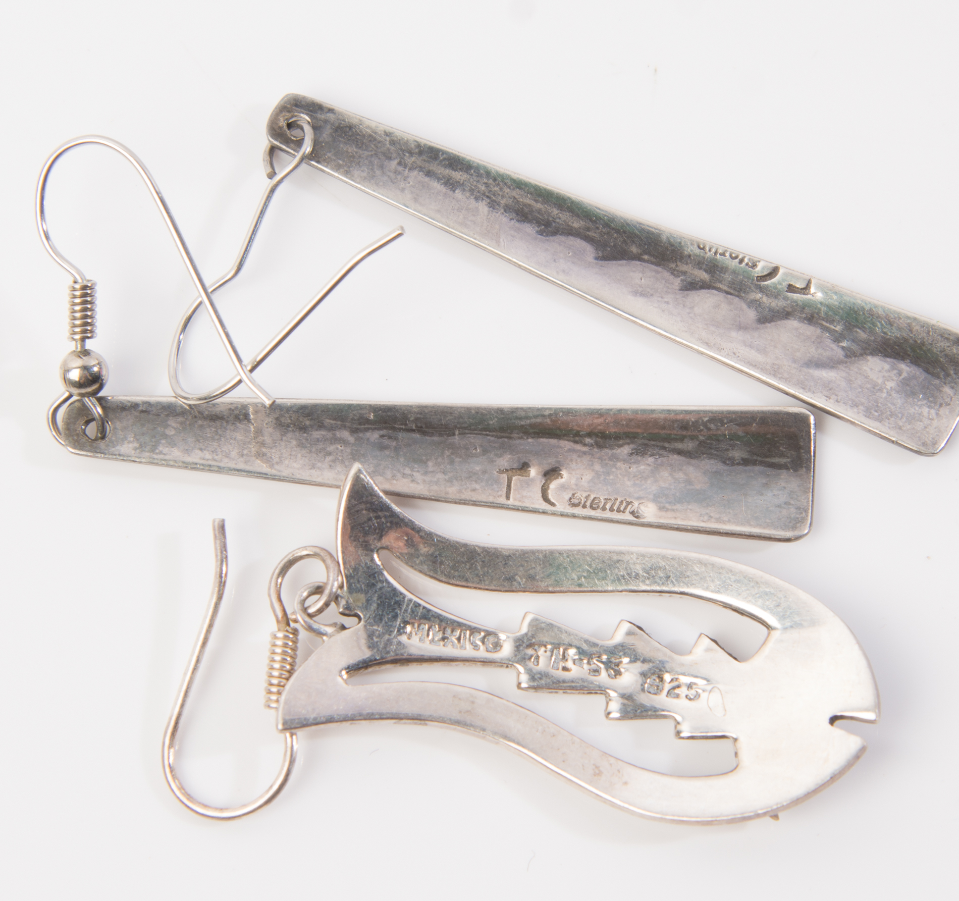 Sterling Silver Southwestern Style Earrings