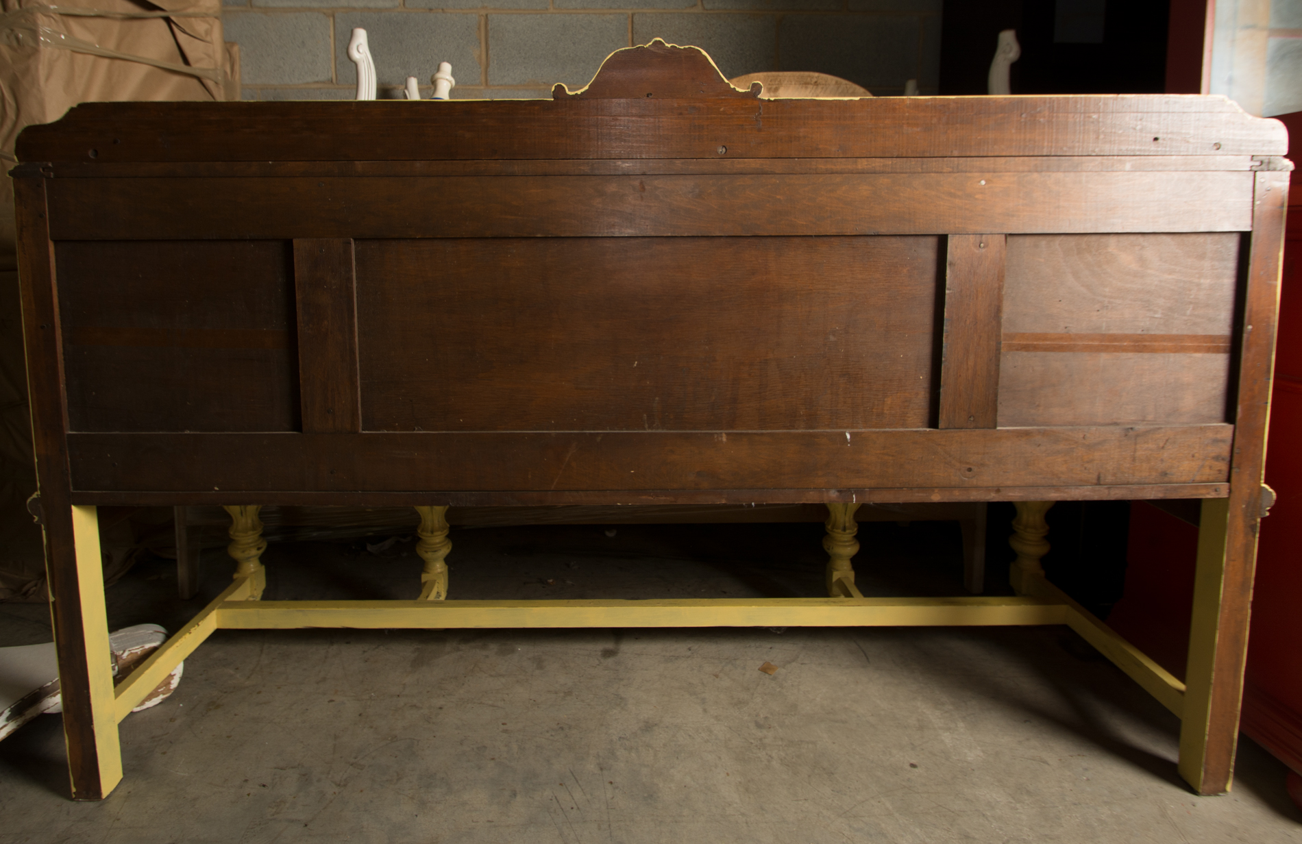 Vintage Jacobean Style Sideboard