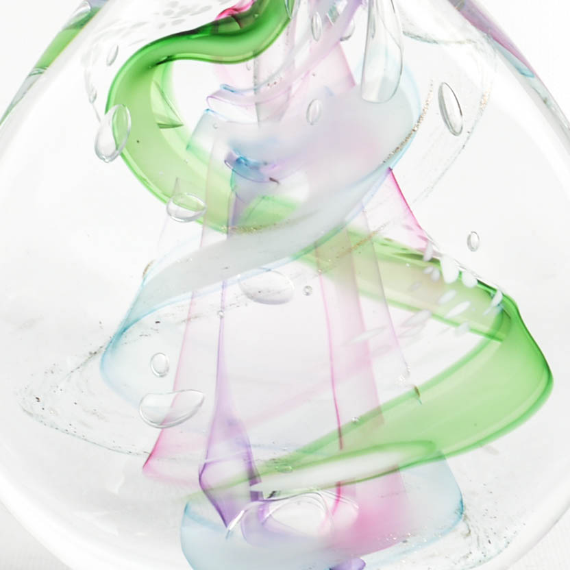 Robert L. Hamon Art Glass Vase