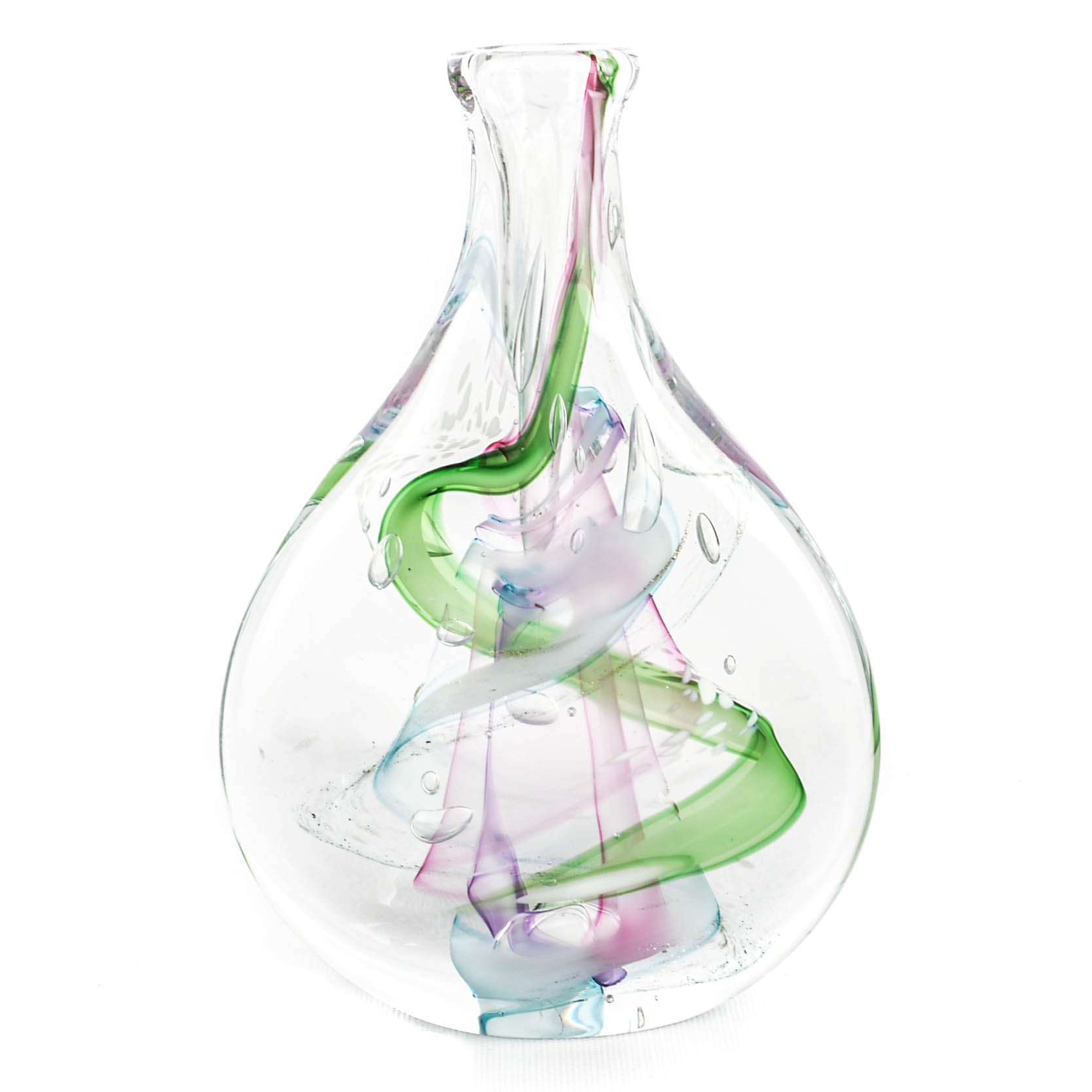 Robert L. Hamon Art Glass Vase