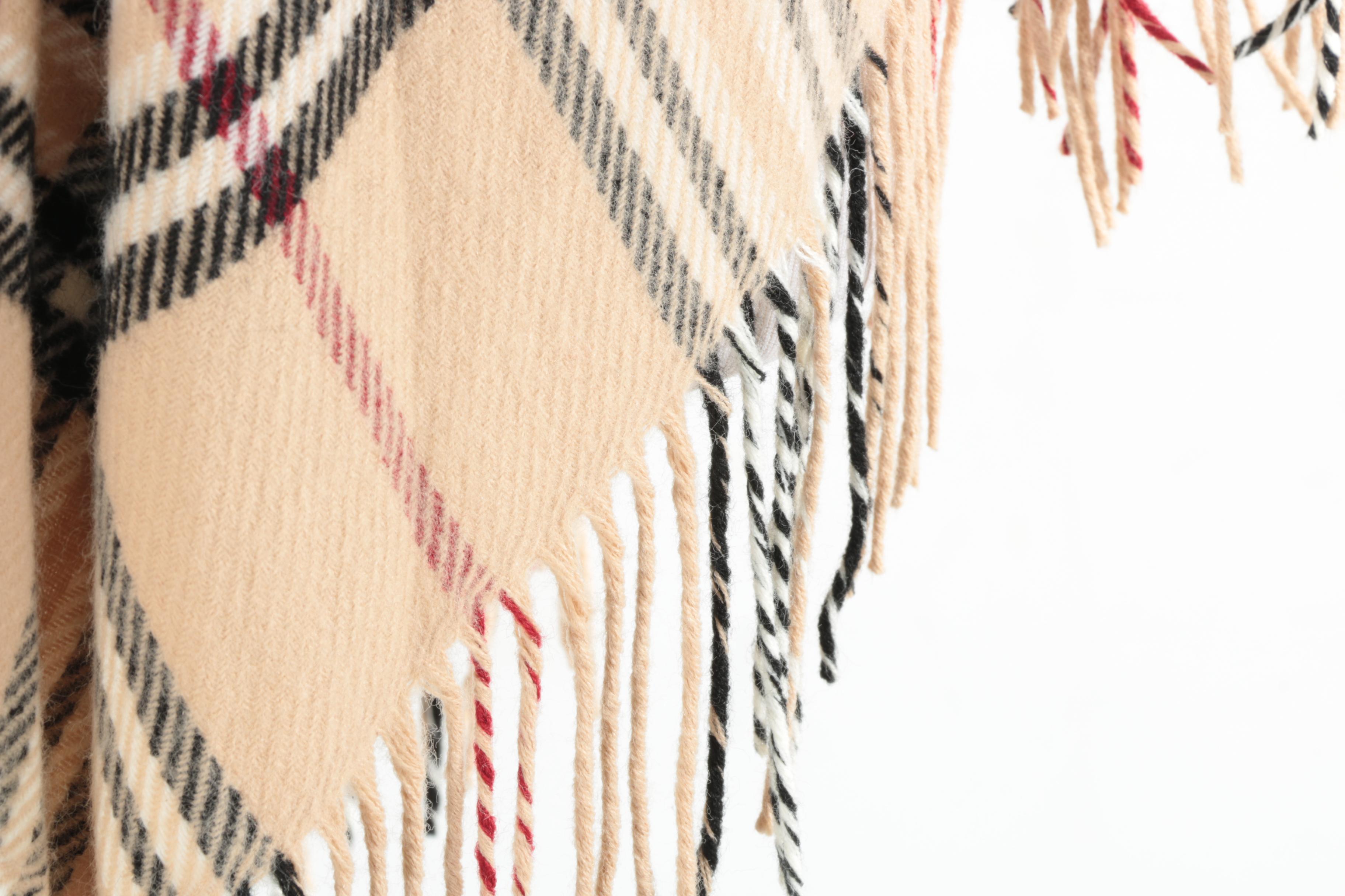 Plaid Scarf and Poncho Featuring Lord & Taylor