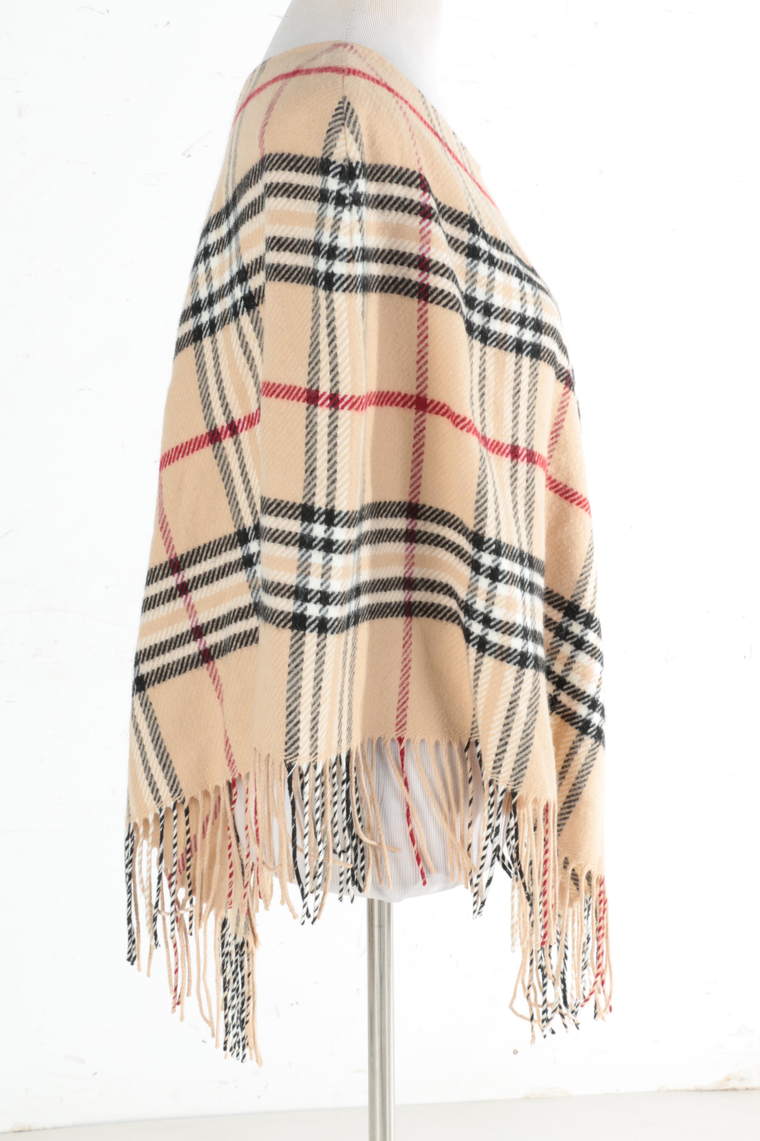 Plaid Scarf and Poncho Featuring Lord & Taylor