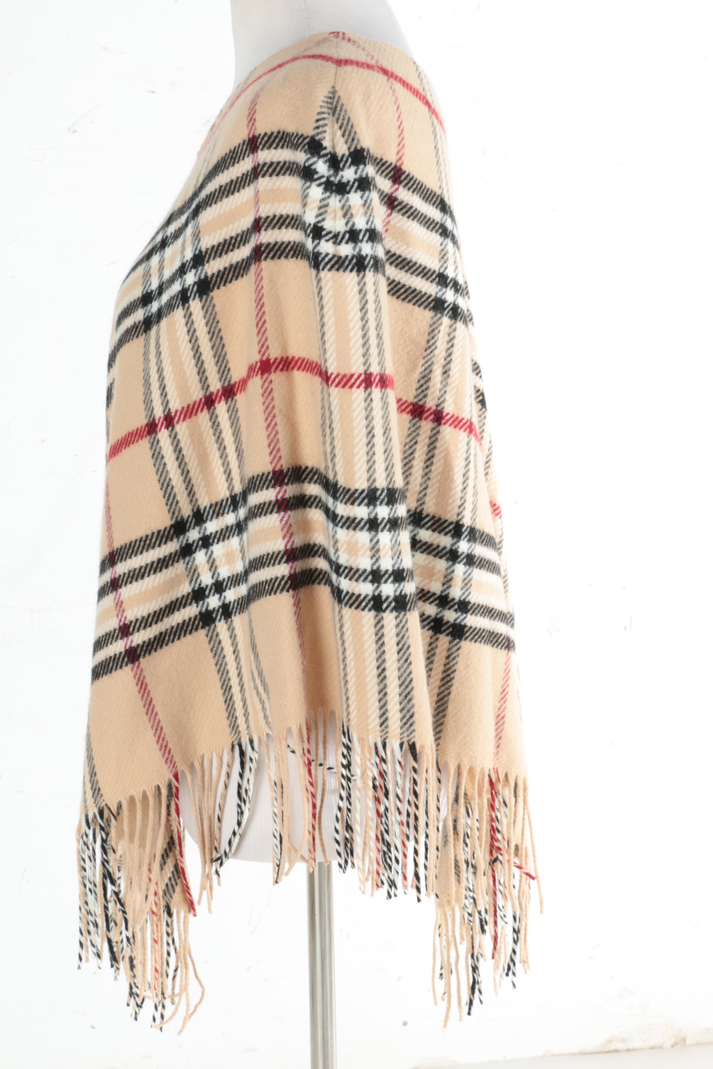 Plaid Scarf and Poncho Featuring Lord & Taylor
