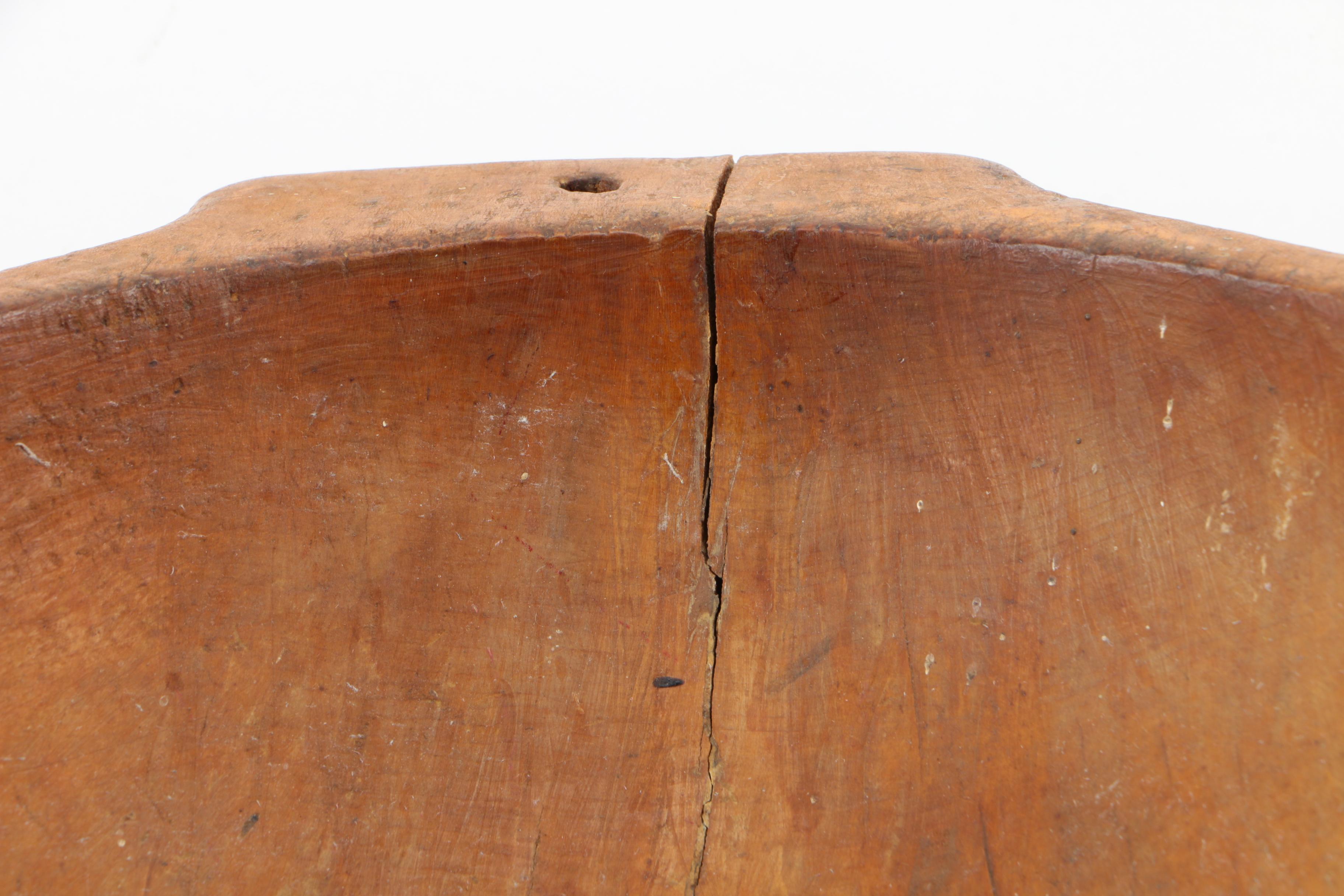 Decorative Wooden Dual Handled Oval Tray