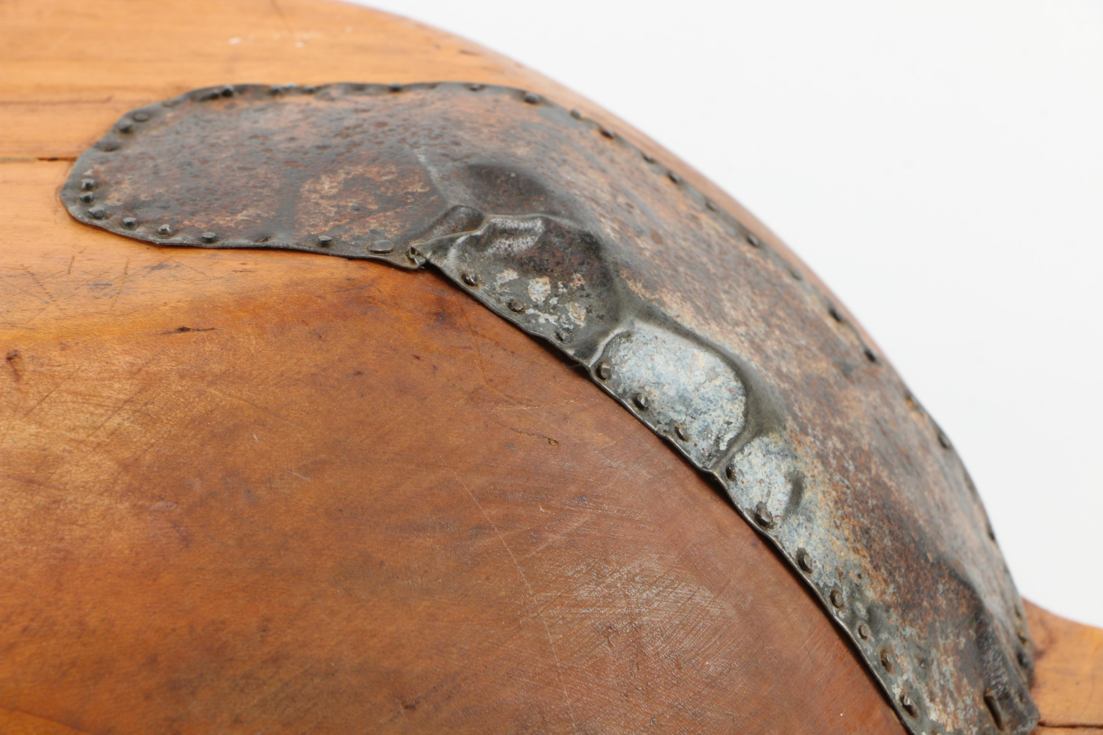 Decorative Wooden Dual Handled Oval Tray