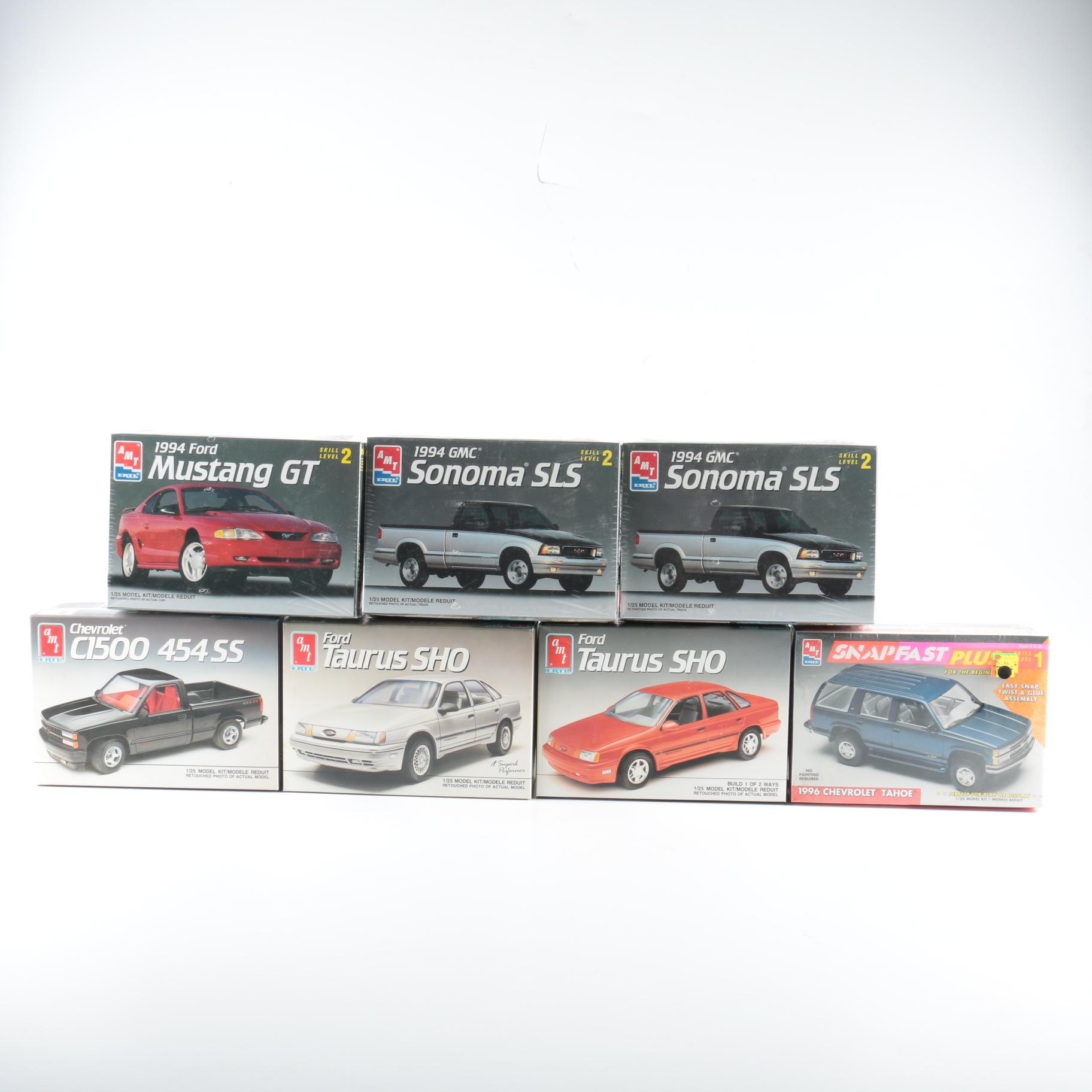 1990s Ford, GMC and Chevrolet 1:25-Scale Model Kits by AMT/Ertl