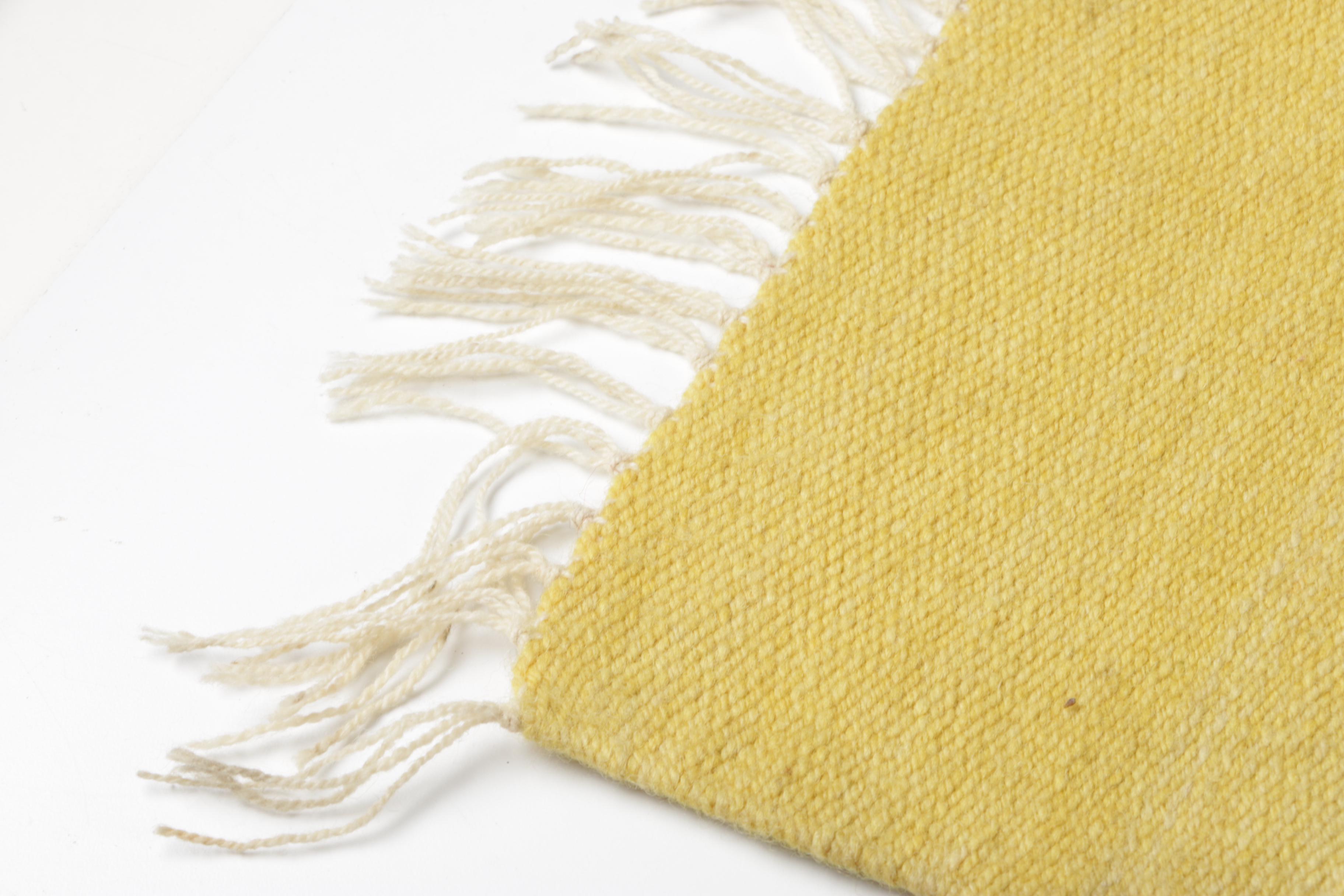 Handwoven Runner and Hand-Made Frond Basket