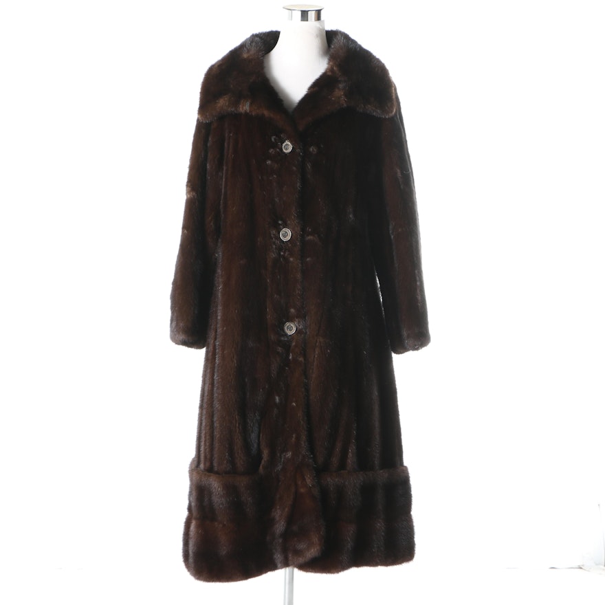 Vintage Mink Fur Overcoat