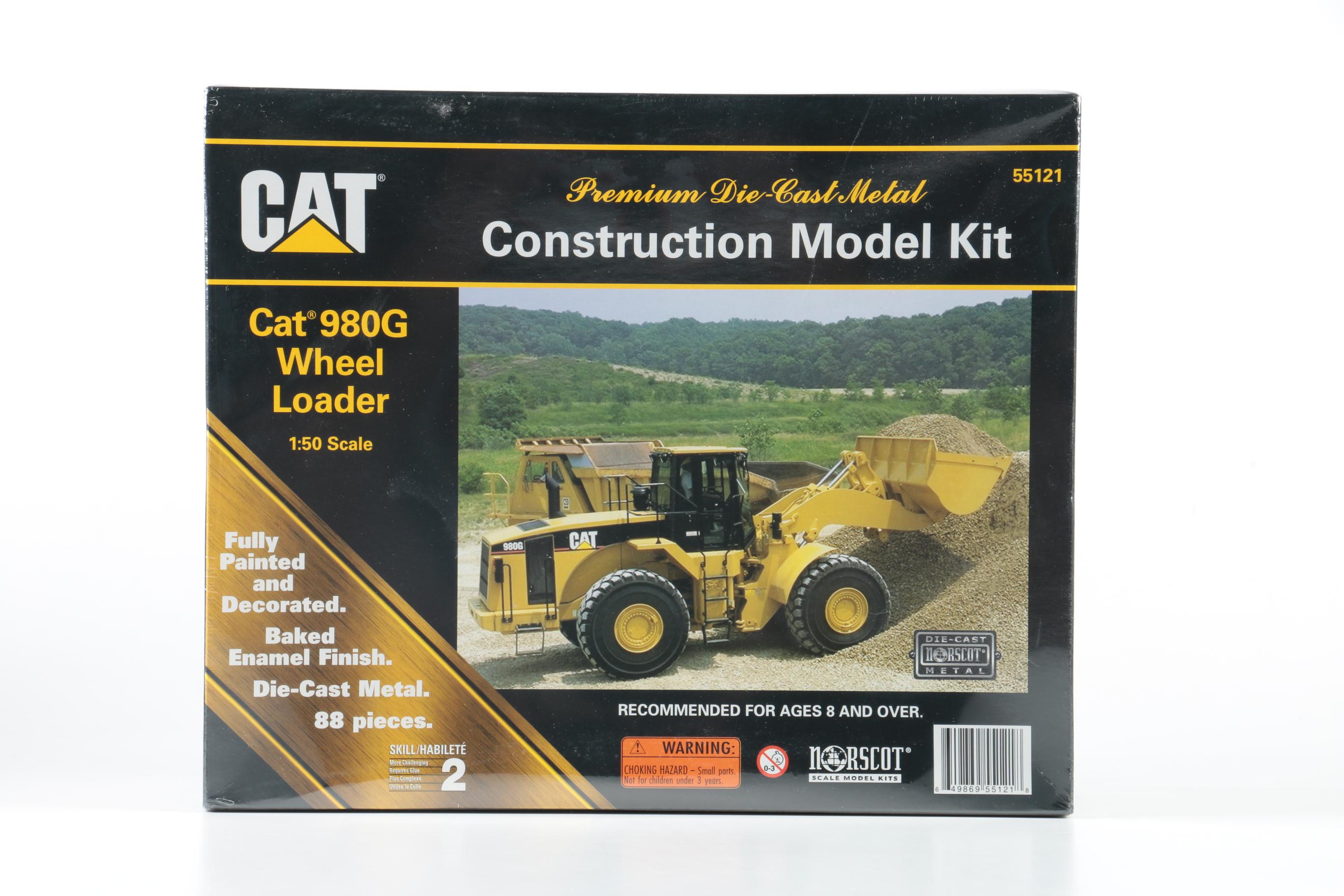 Set of Three CAT Die Cast Construction Vehicles