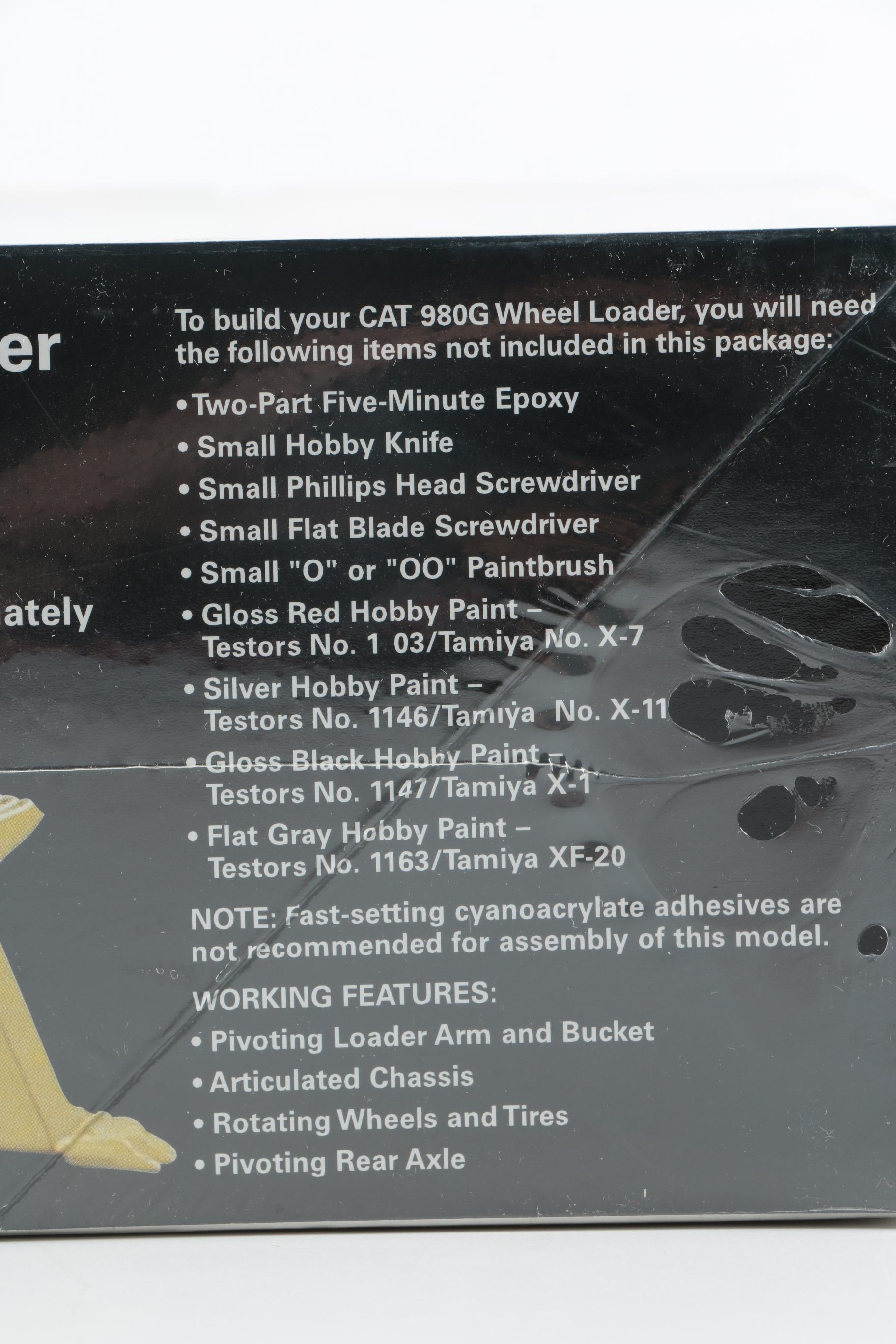 Set of Three CAT Die Cast Construction Vehicles