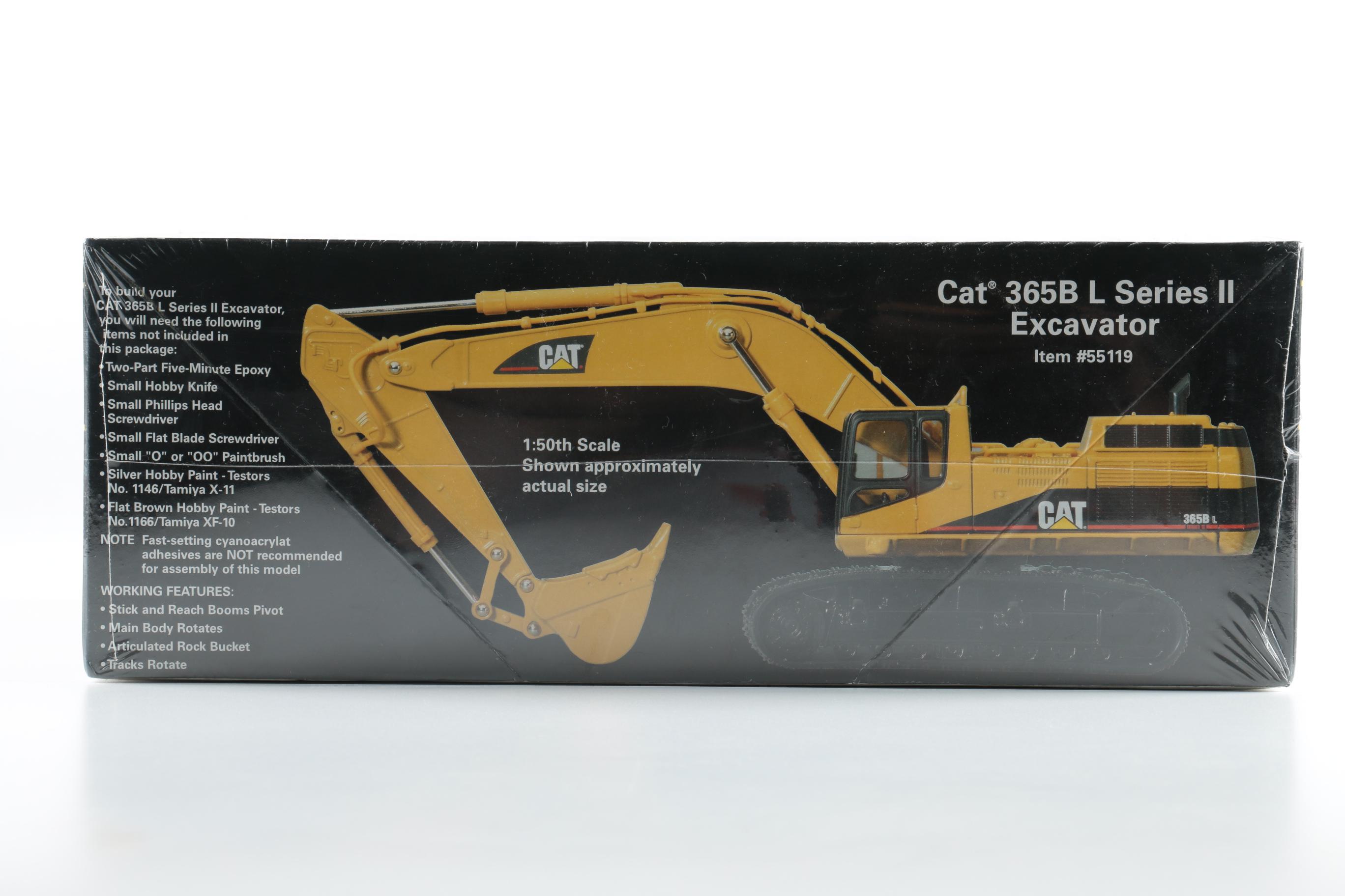Set of Three CAT Die Cast Construction Vehicles