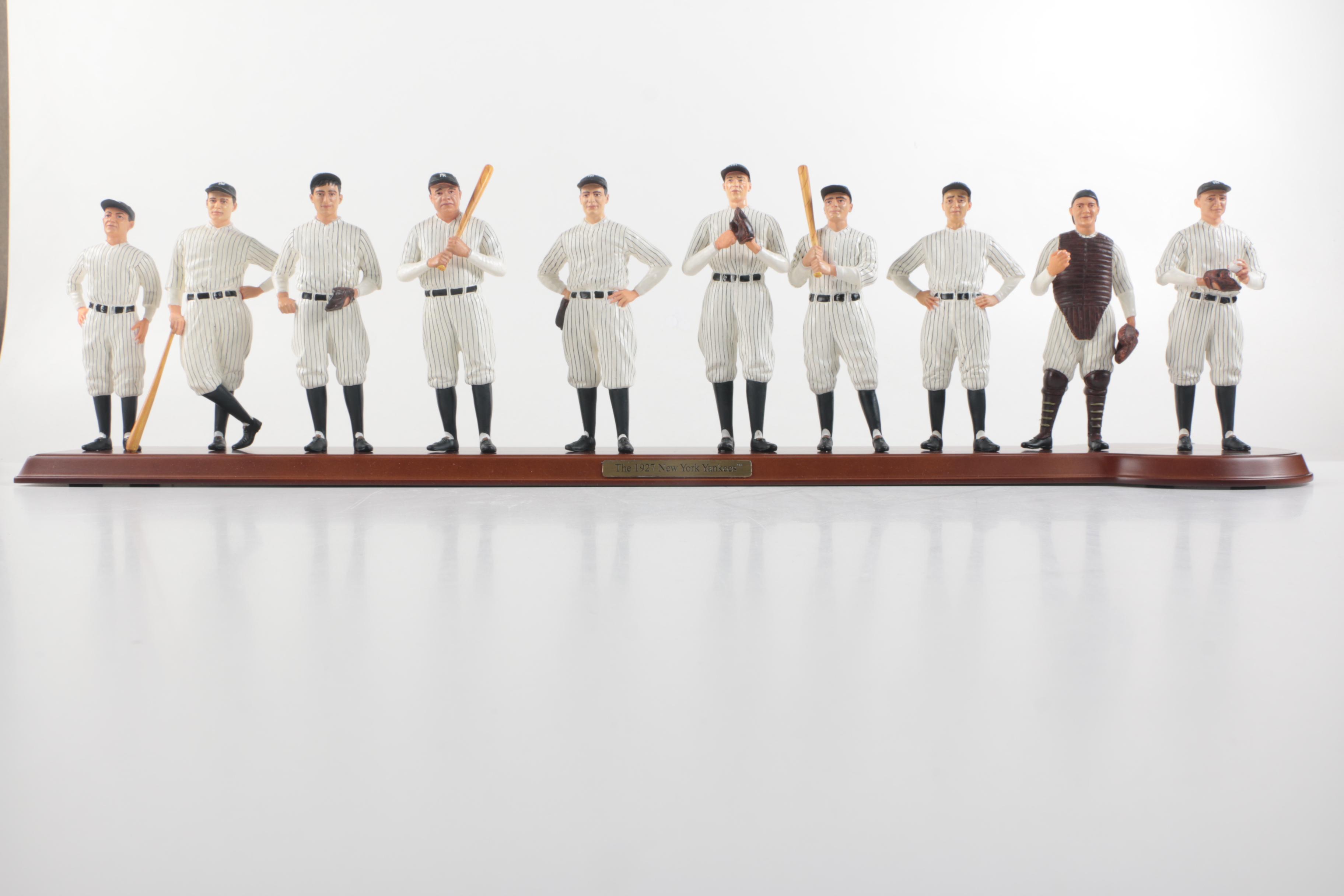 Danbury Mint 1927 New York Yankees "Murderers' Row" Figurine Set