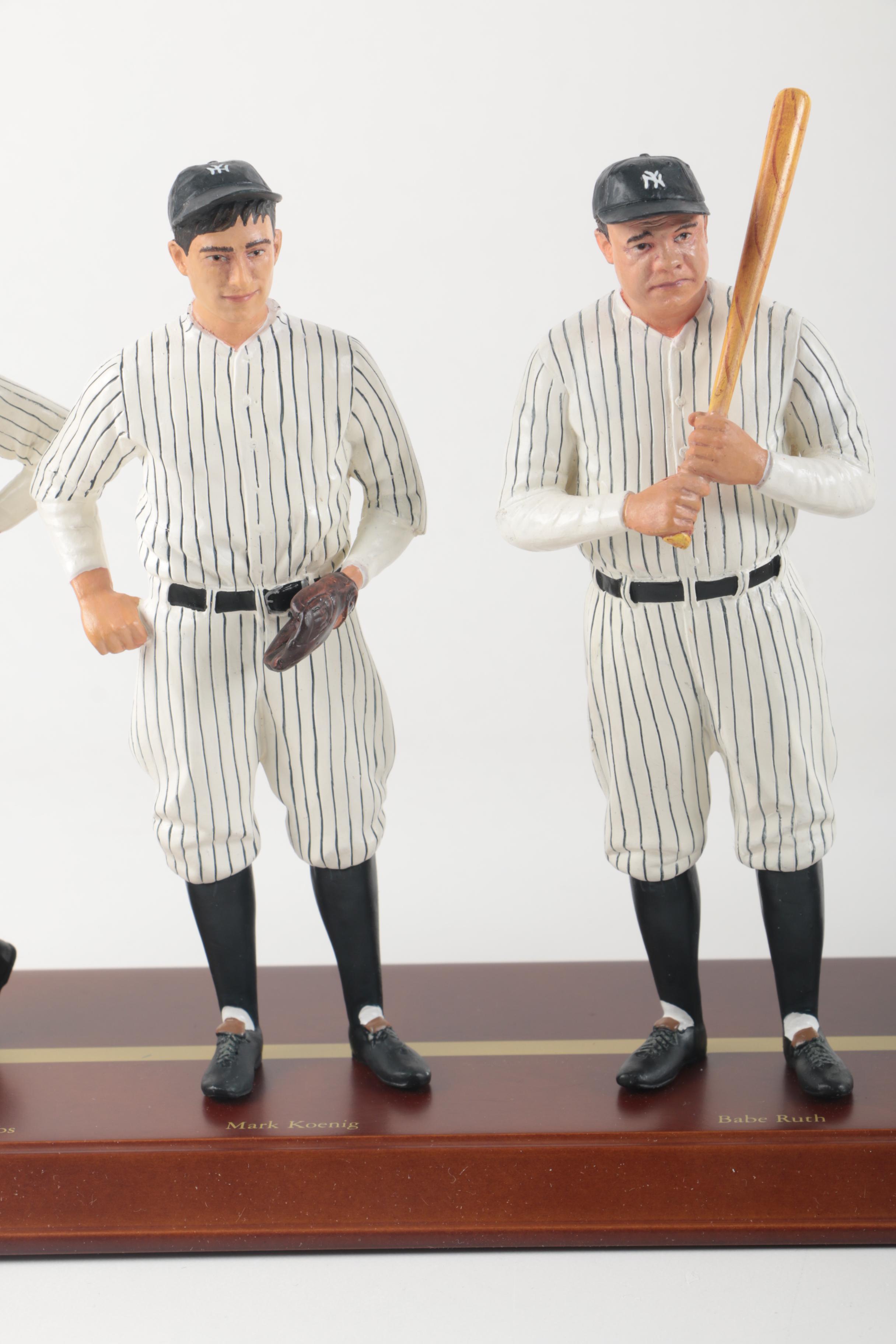 Danbury Mint 1927 New York Yankees "Murderers' Row" Figurine Set