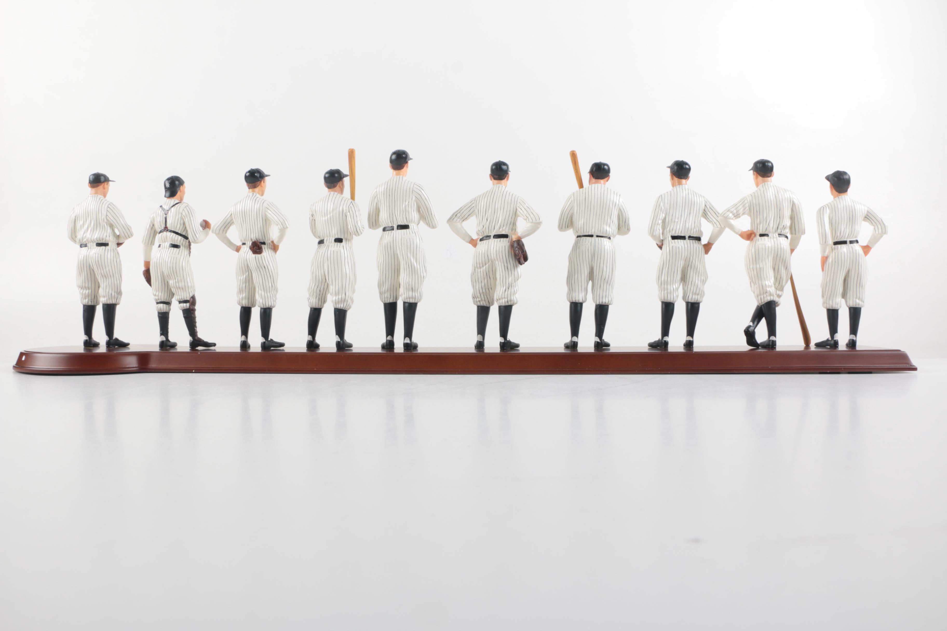 Danbury Mint 1927 New York Yankees "Murderers' Row" Figurine Set