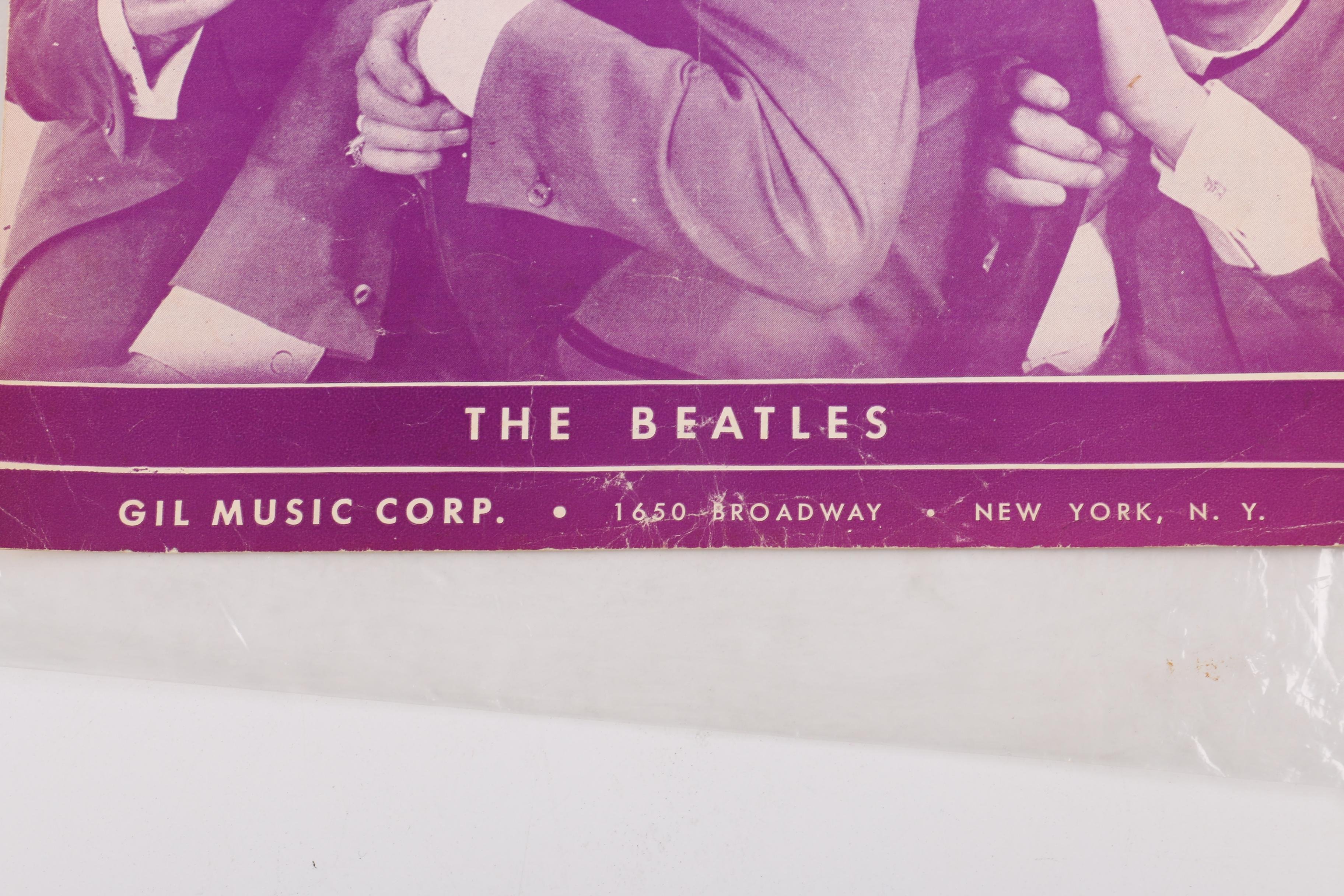 The Beatles 1964 Sheet Music for "She Loves You" and "I Saw Her Standing There"