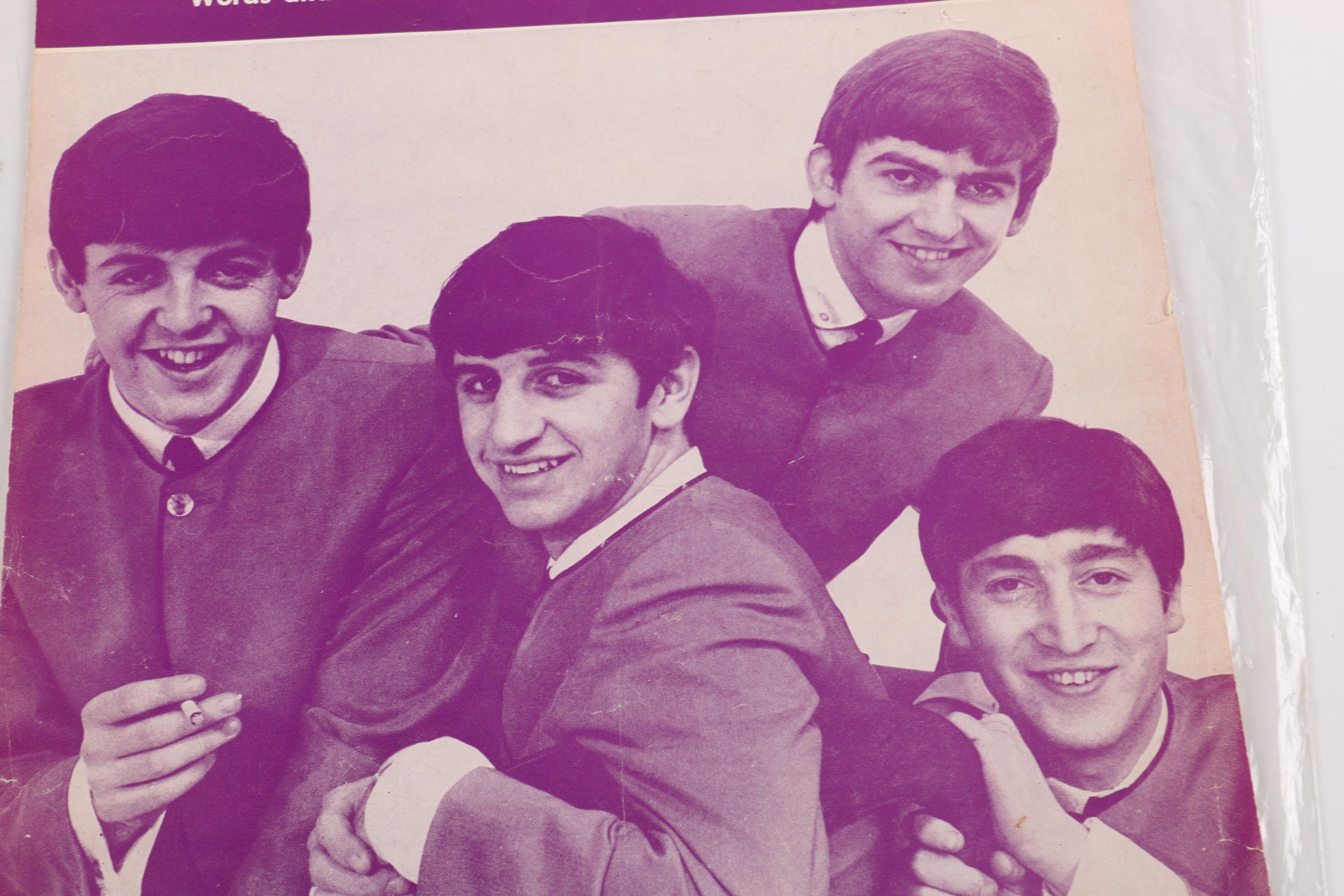 The Beatles 1964 Sheet Music for "She Loves You" and "I Saw Her Standing There"