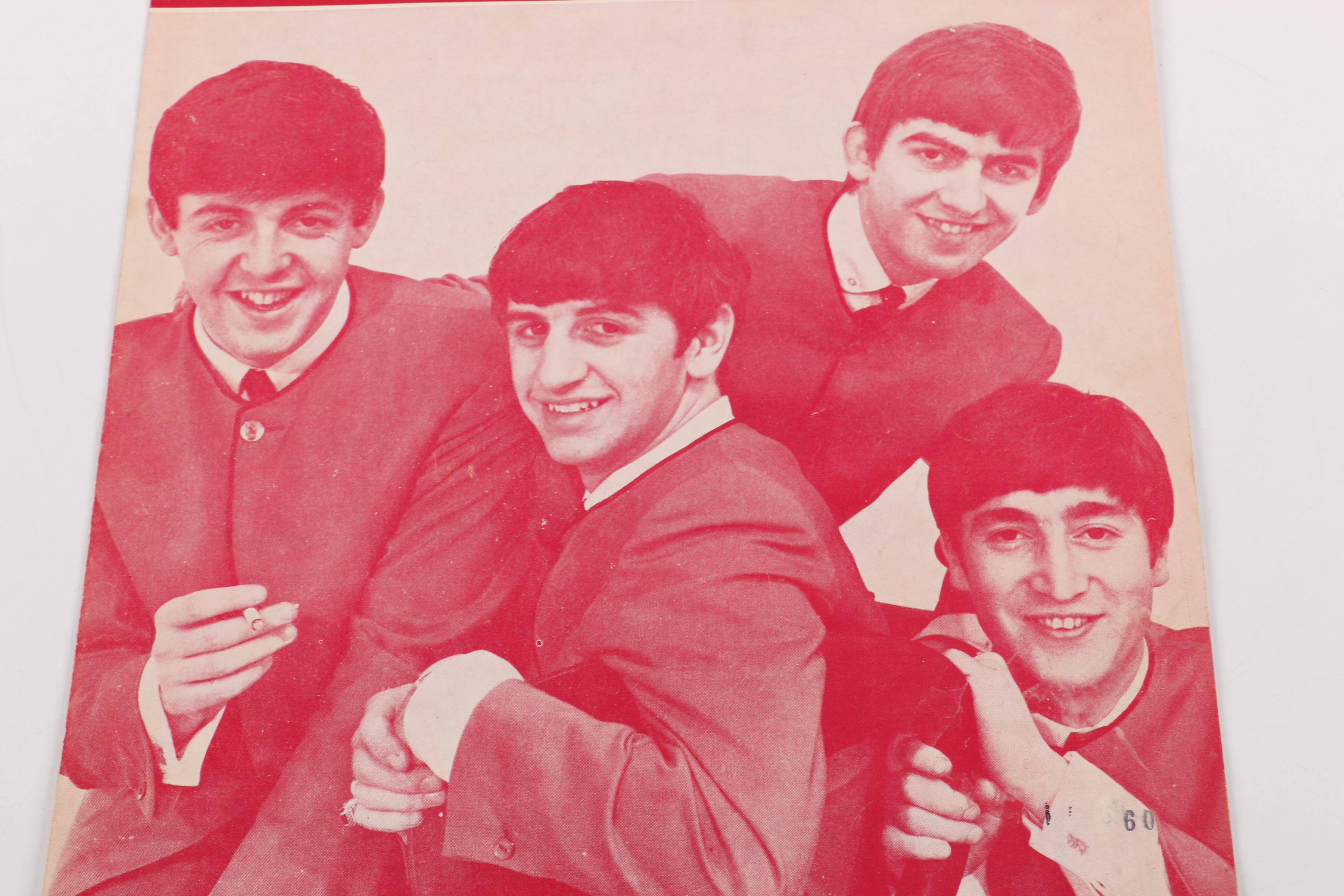 The Beatles 1964 Sheet Music for "She Loves You" and "I Saw Her Standing There"