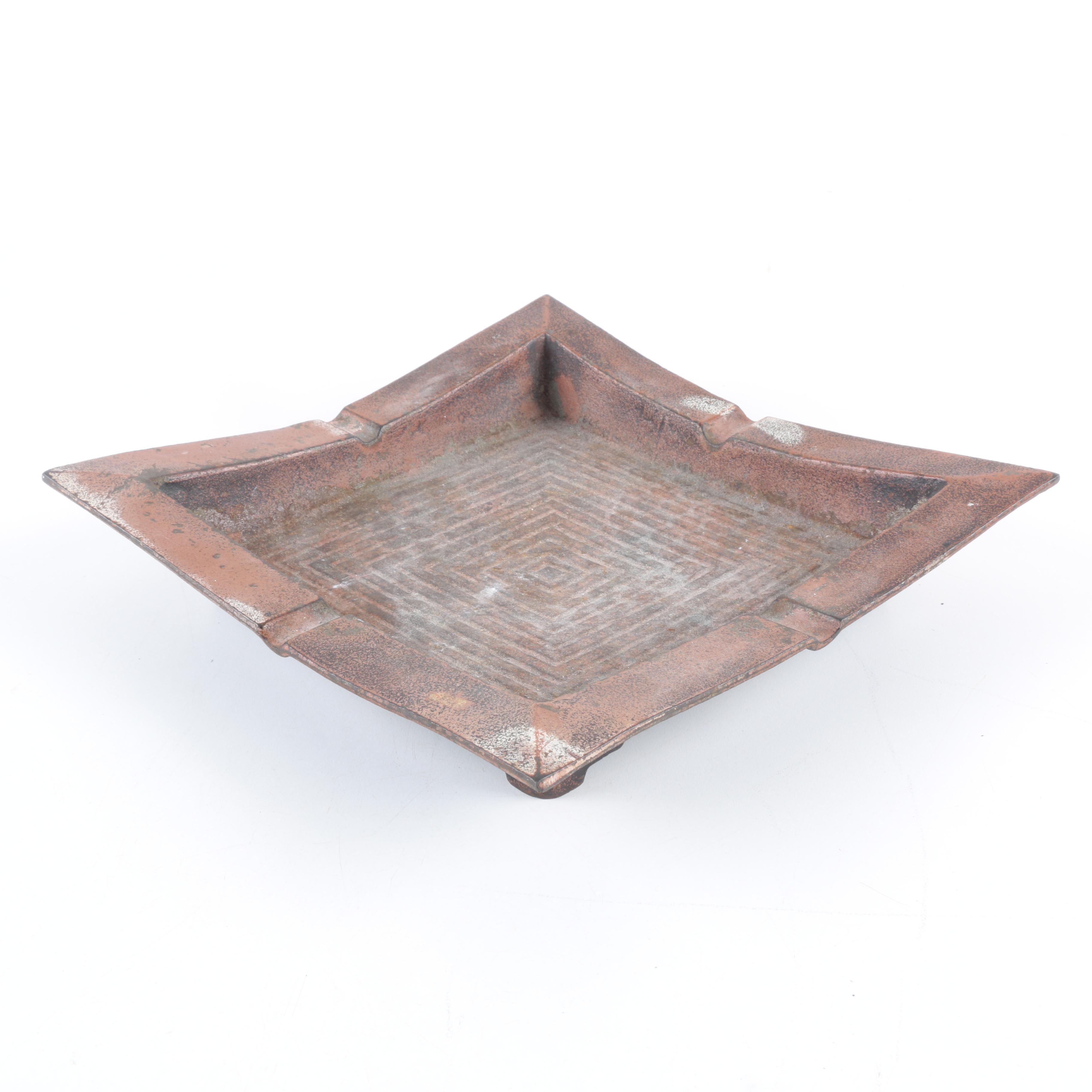 Vintage Metal Ash Receiver