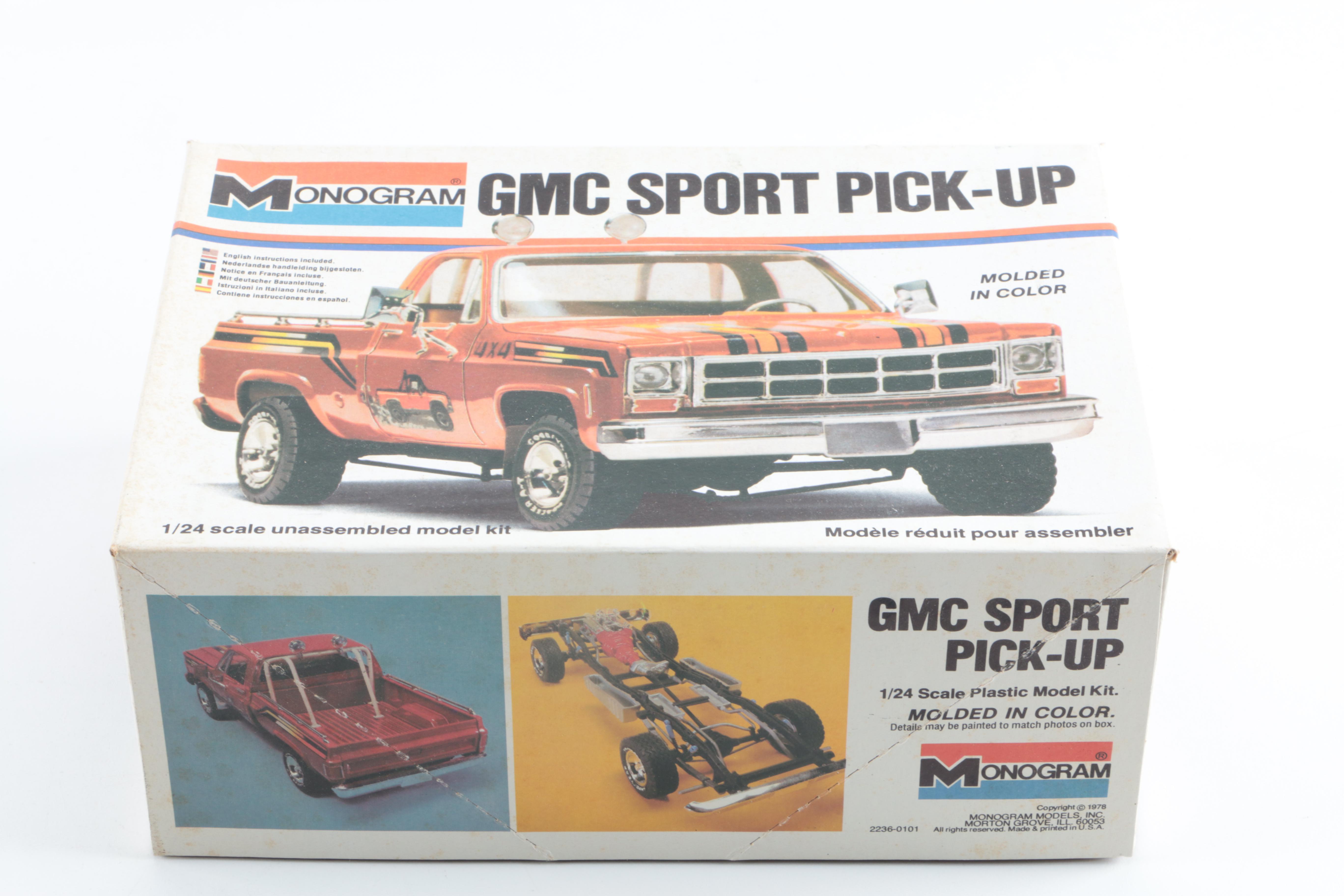 Collection of Vintage GMC Truck Model Kits