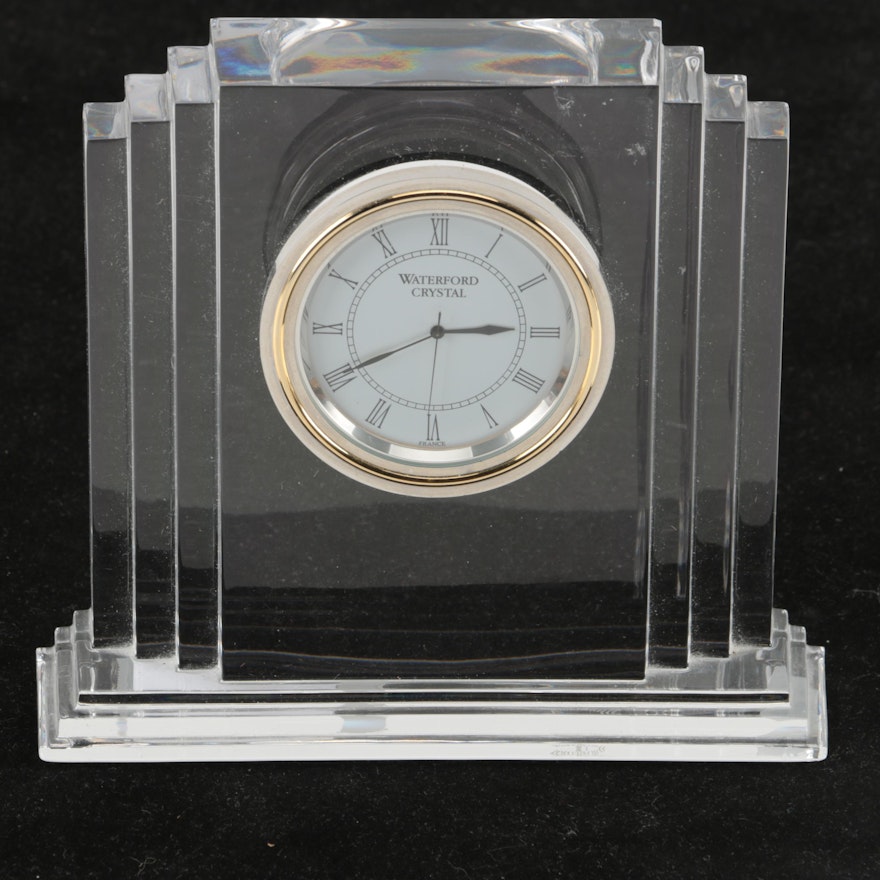 Waterford Crystal "Metropolitan" Mantel Clock