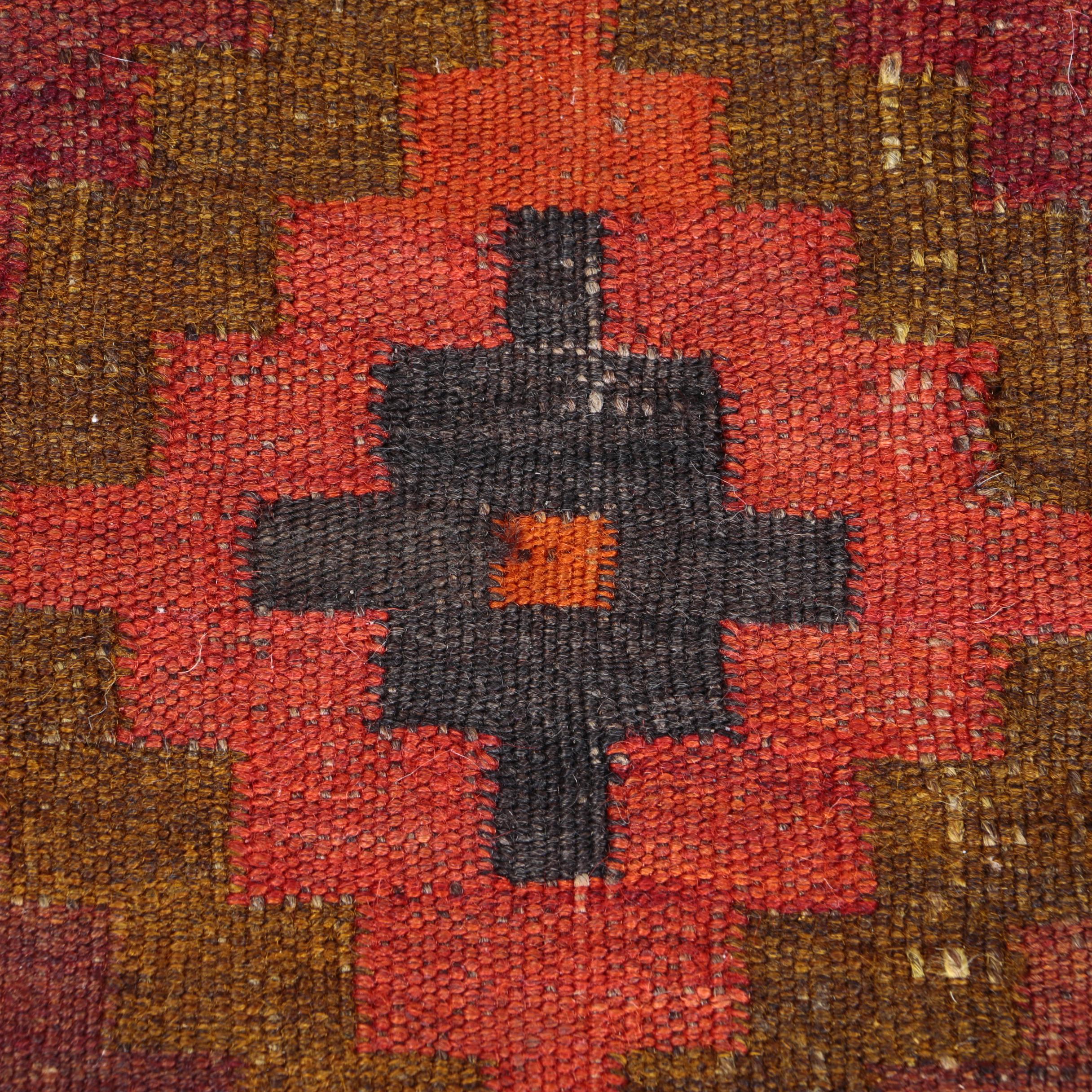 Handwoven Turkish Kilim Accent Rug