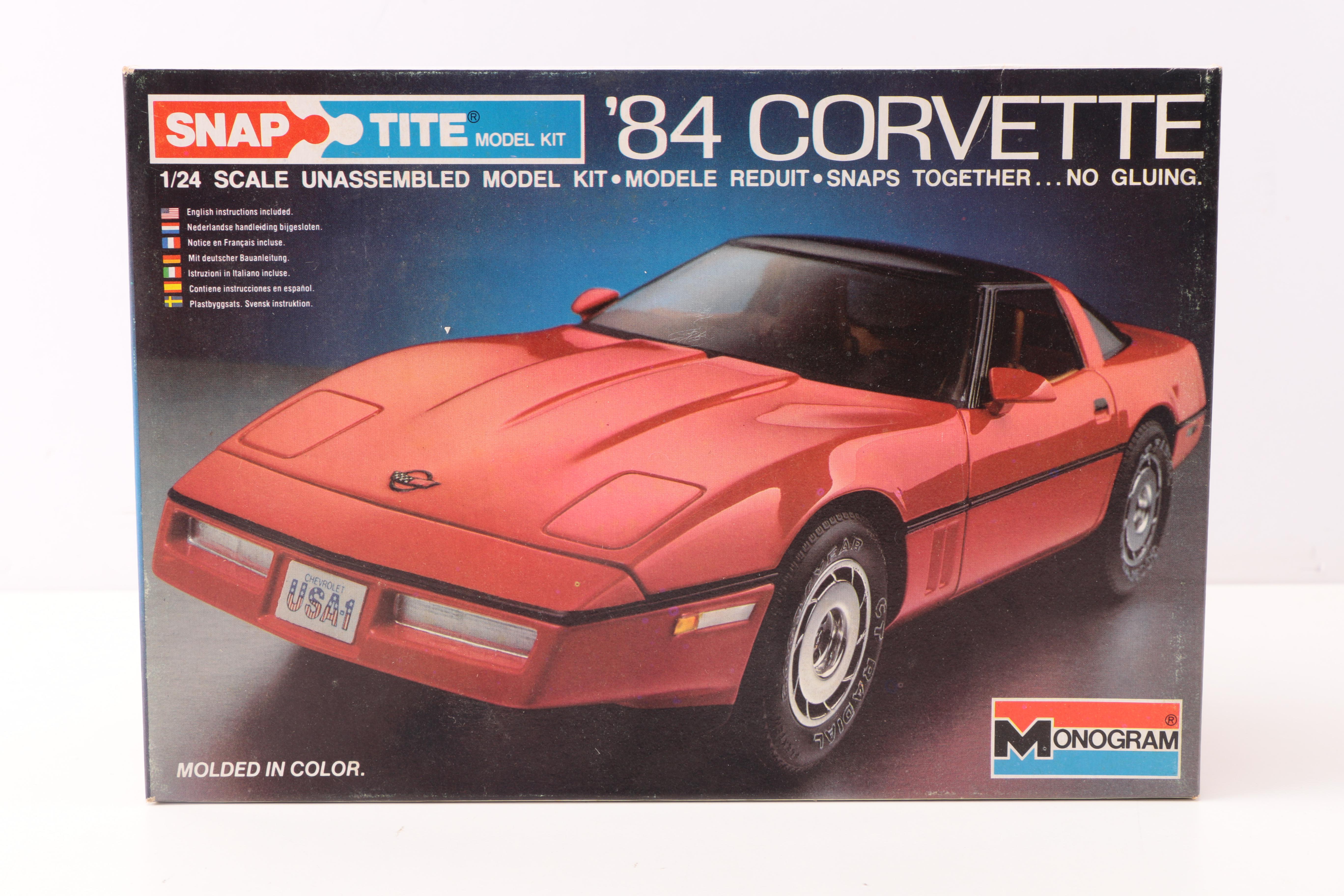 Collection of Monogram Model Car Kits