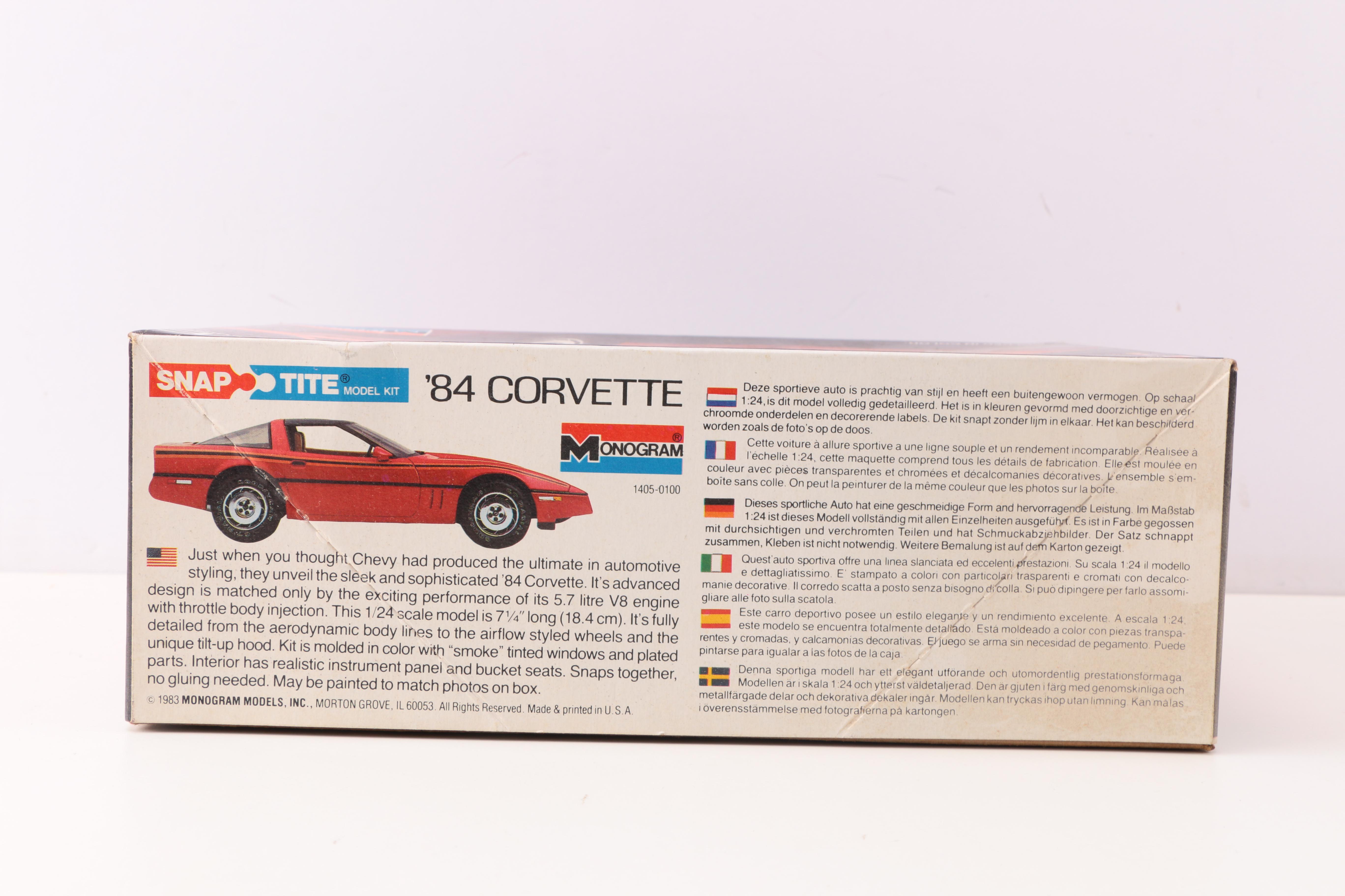 Collection of Monogram Model Car Kits