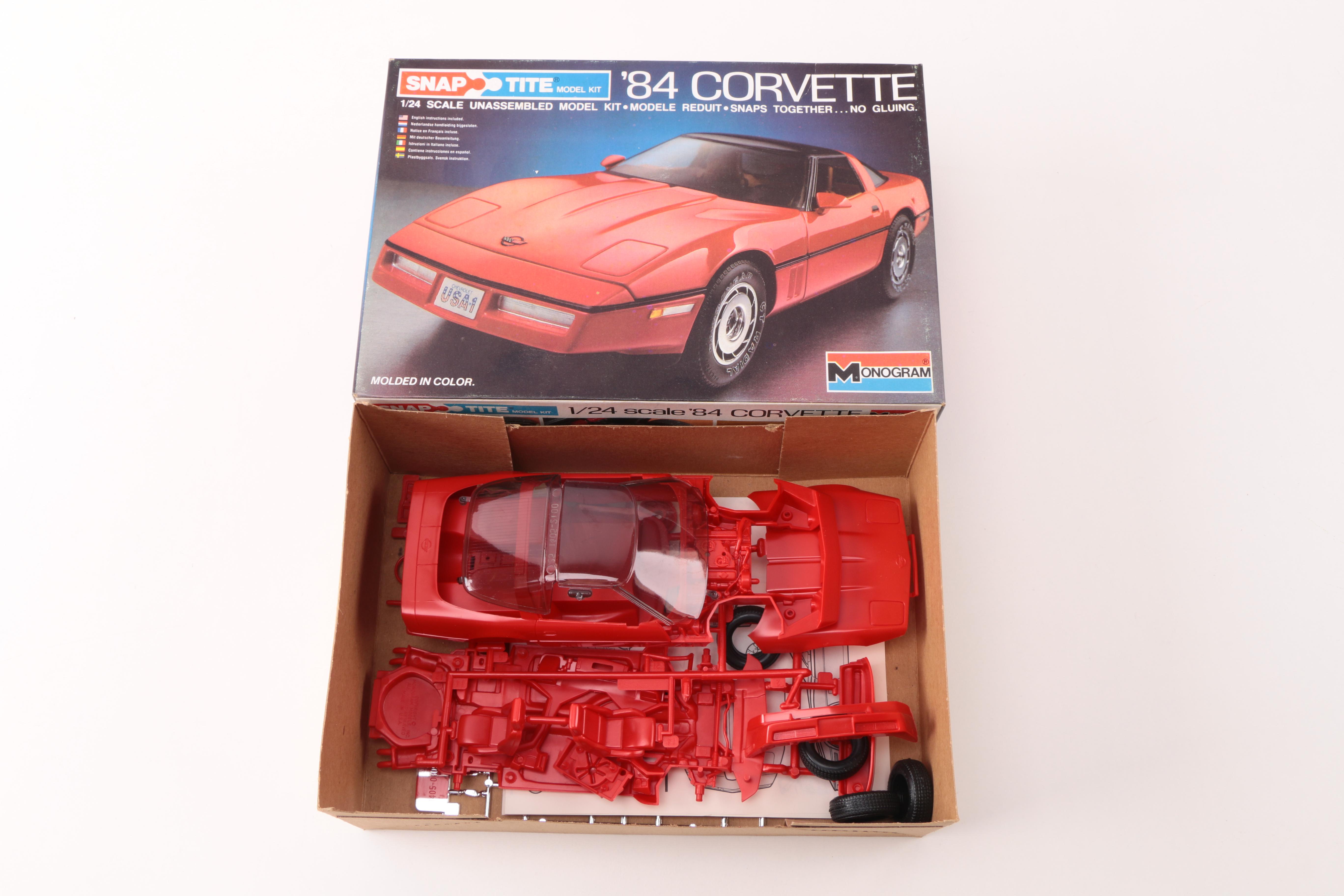 Collection of Monogram Model Car Kits