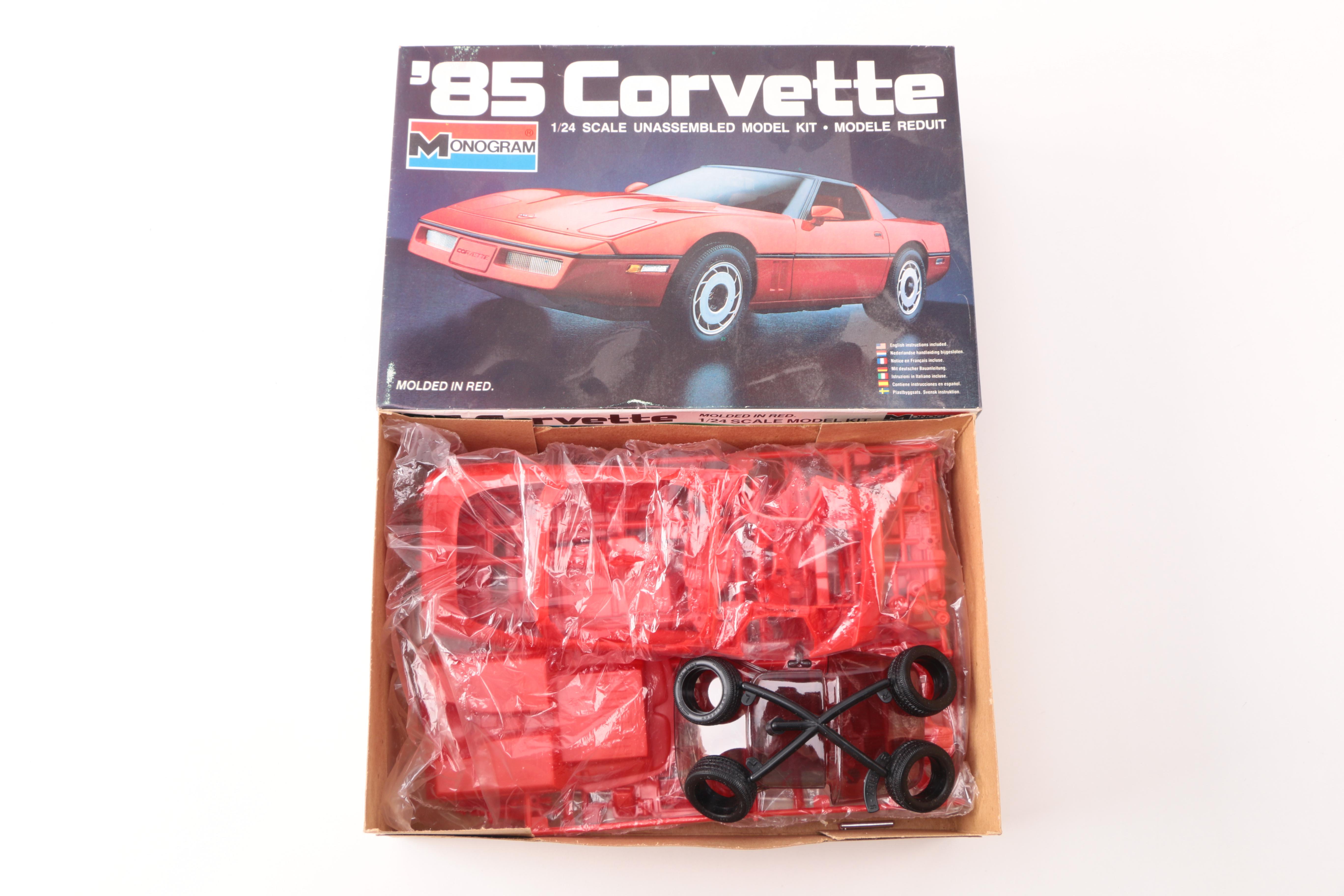 Collection of Monogram Model Car Kits