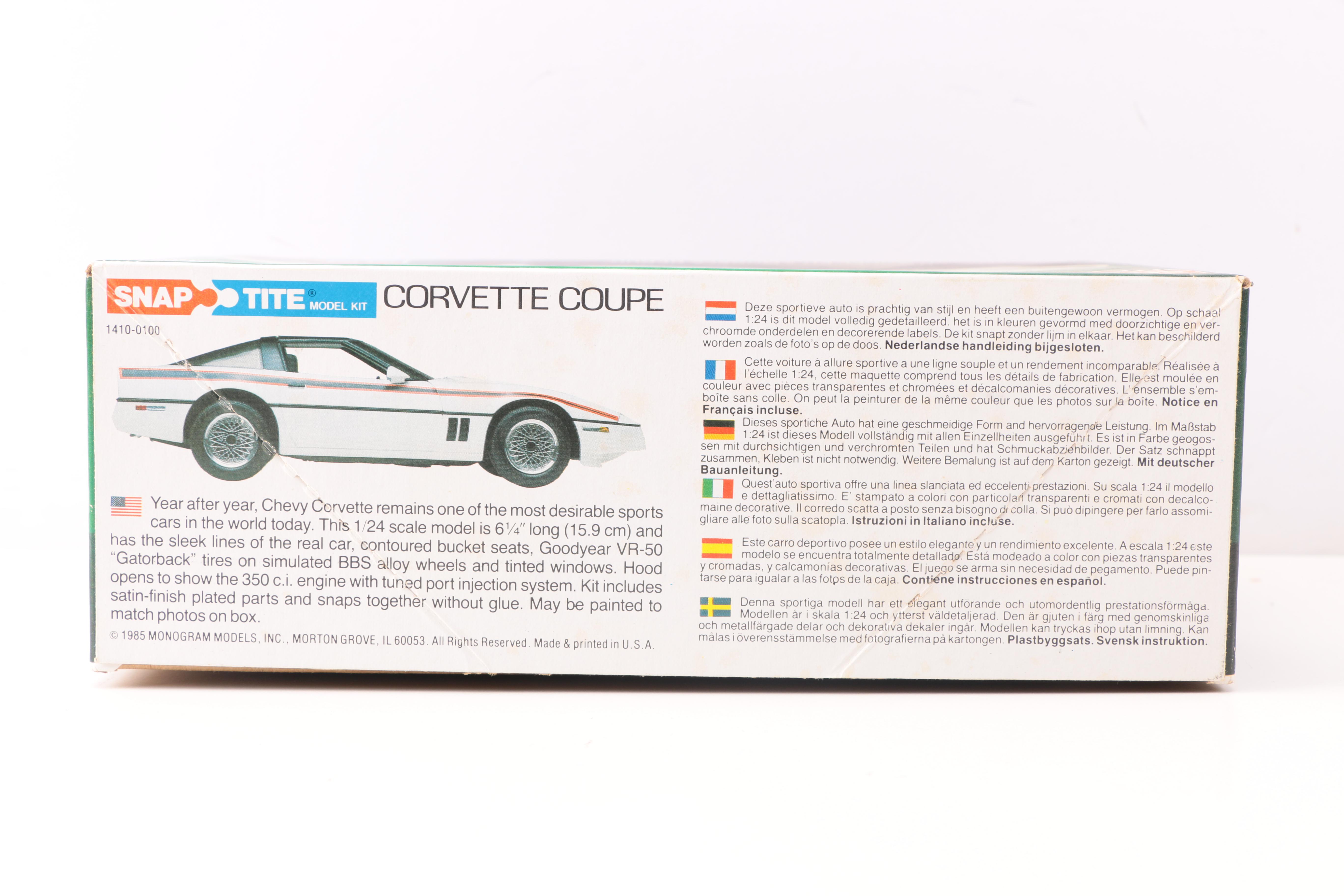 Collection of Monogram Model Car Kits