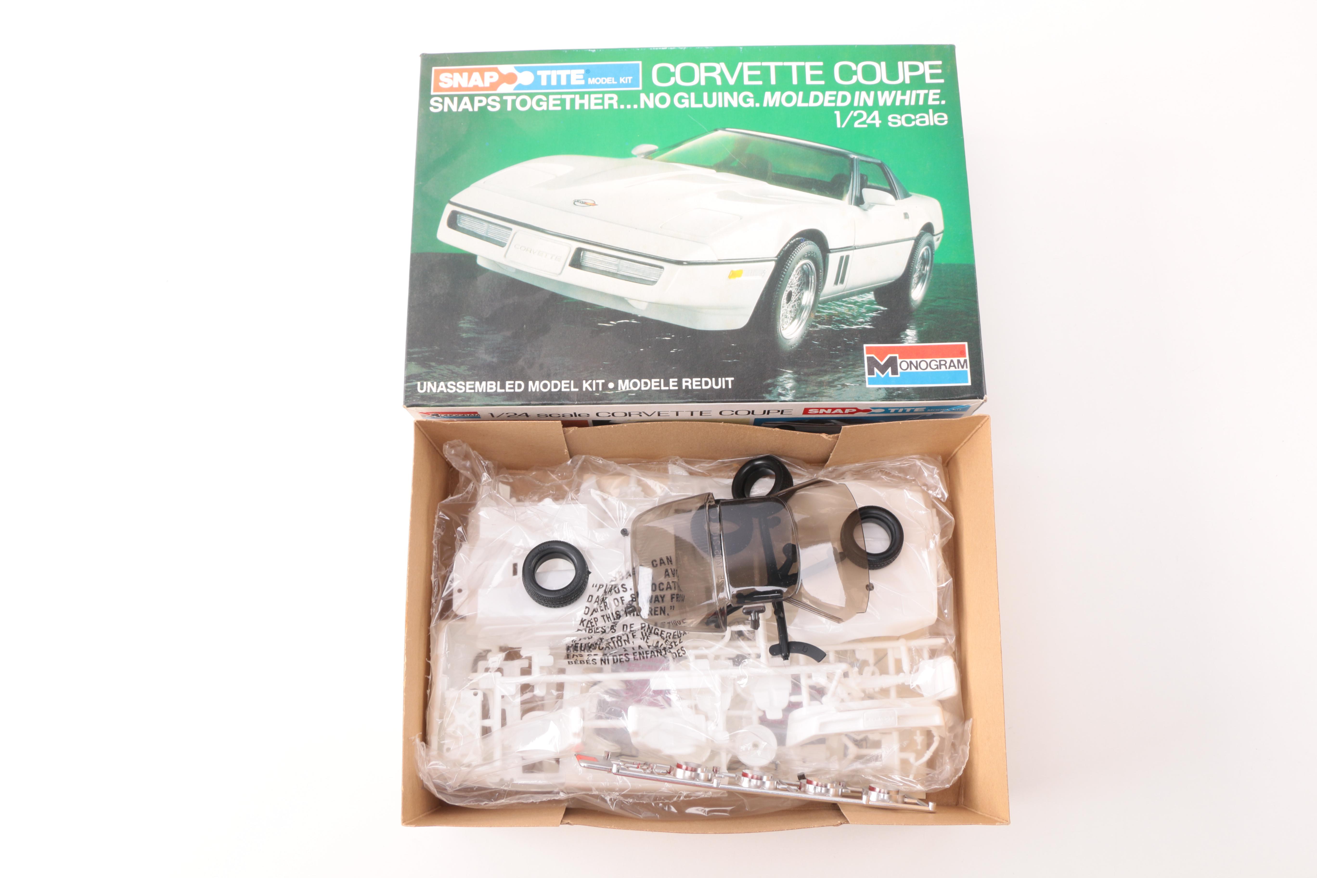 Collection of Monogram Model Car Kits