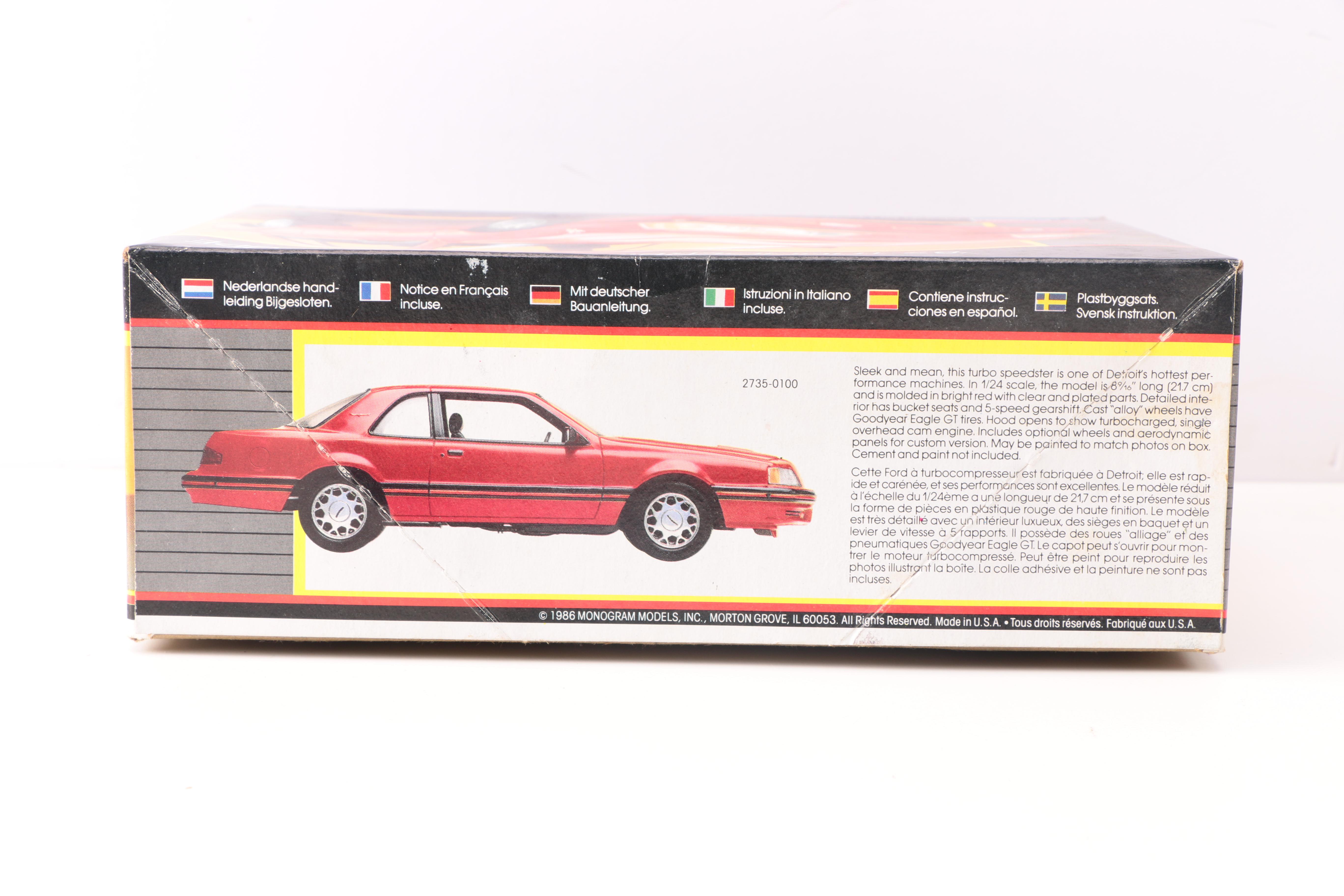 Collection of Monogram Model Car Kits