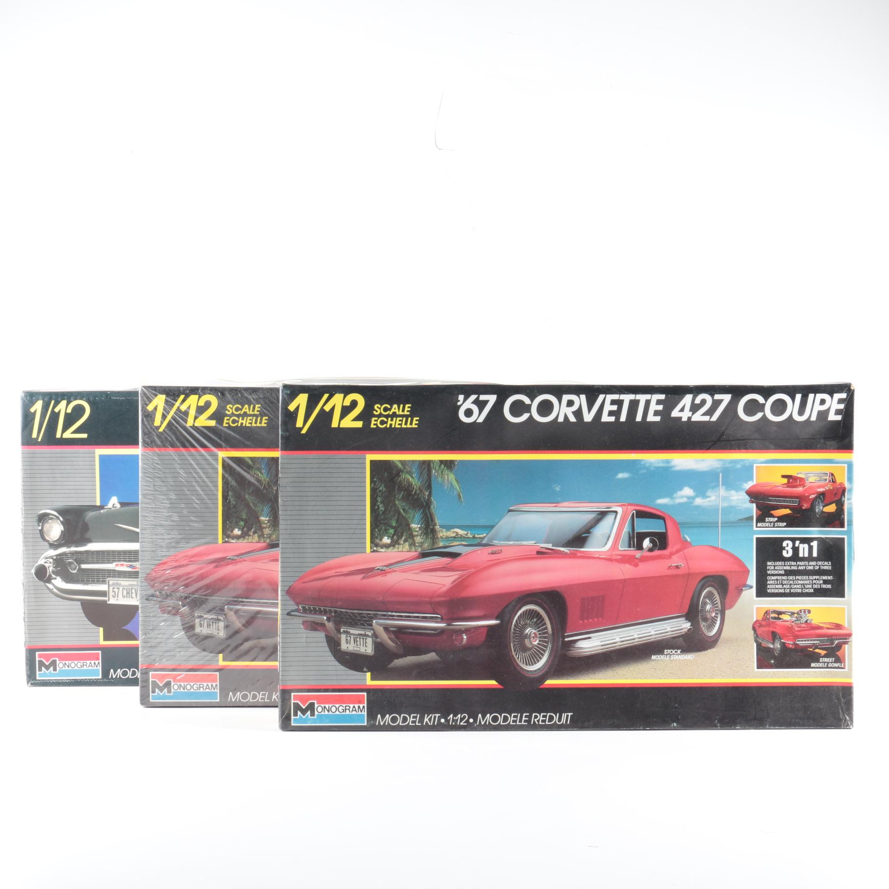 Vintage Monogram Model Car Kits