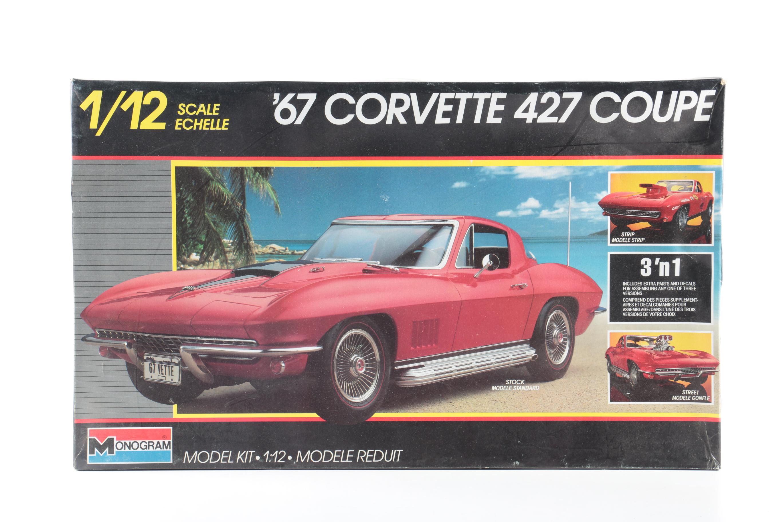 Vintage Monogram Model Car Kits