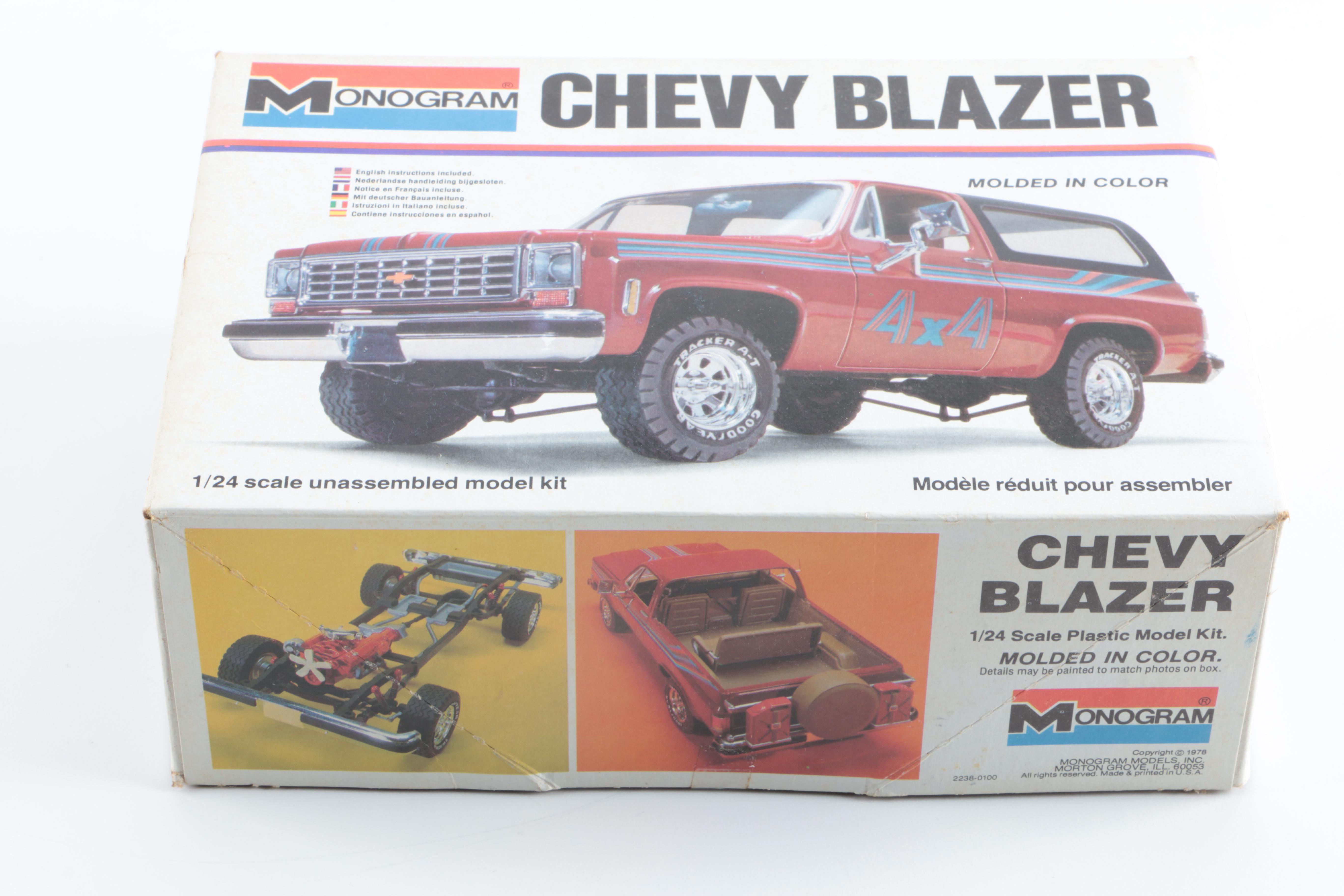 Collection of Vintage Chevy Model Kits