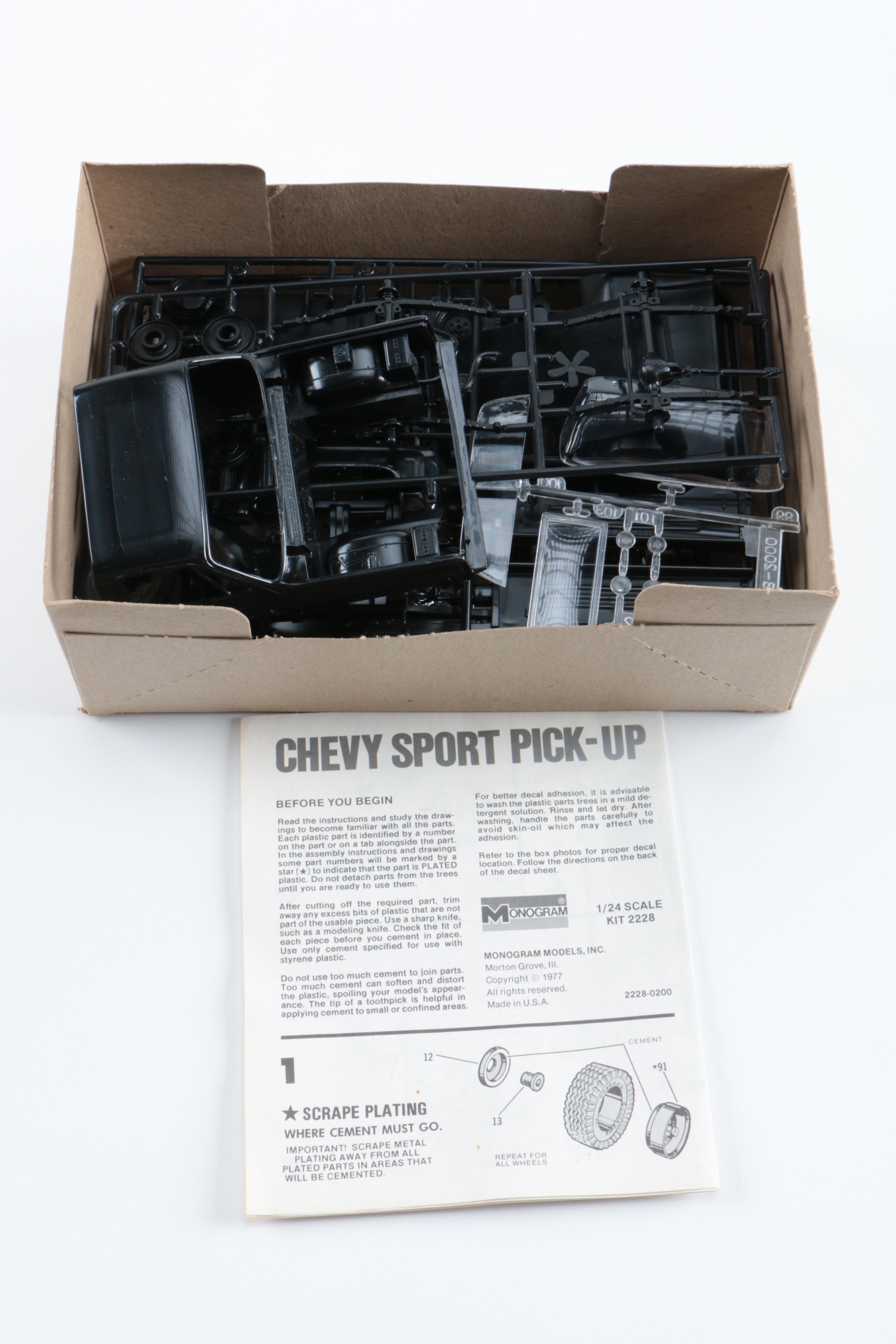 Collection of Vintage Chevy Model Kits