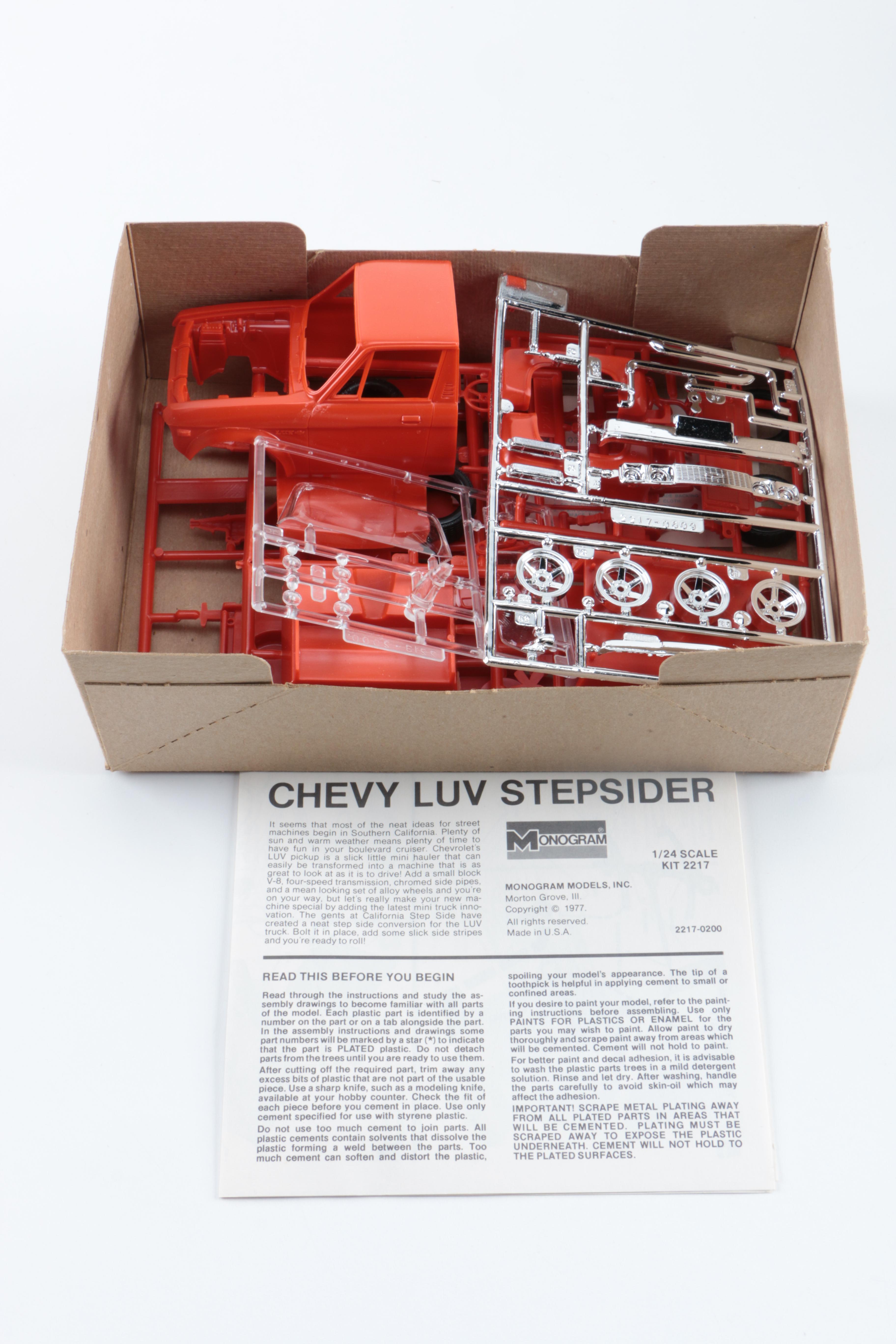 Collection of Vintage Chevy Model Kits