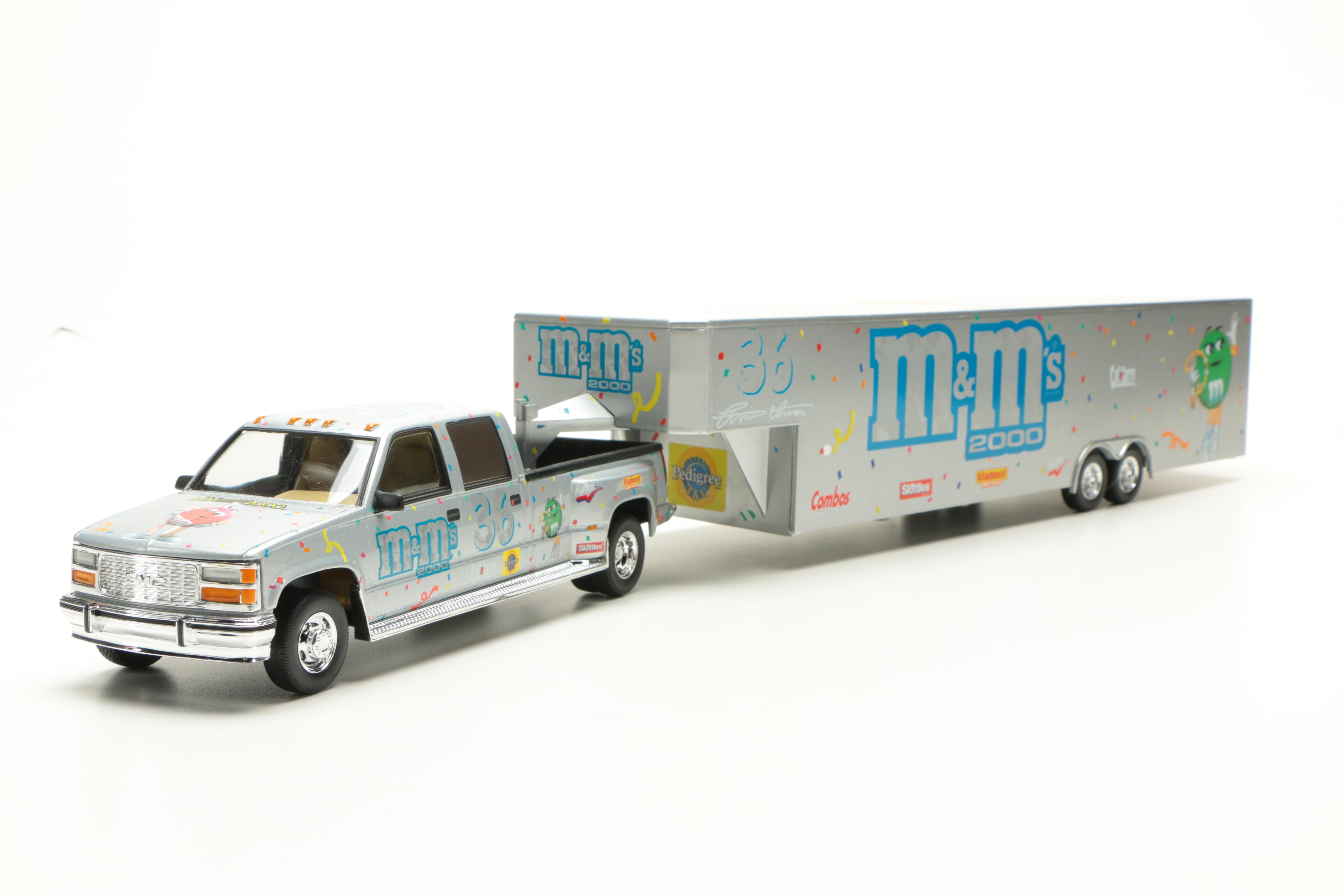 Limited Edition Brookfield Ernie Irvan M&M's Die-Cast Trailer
