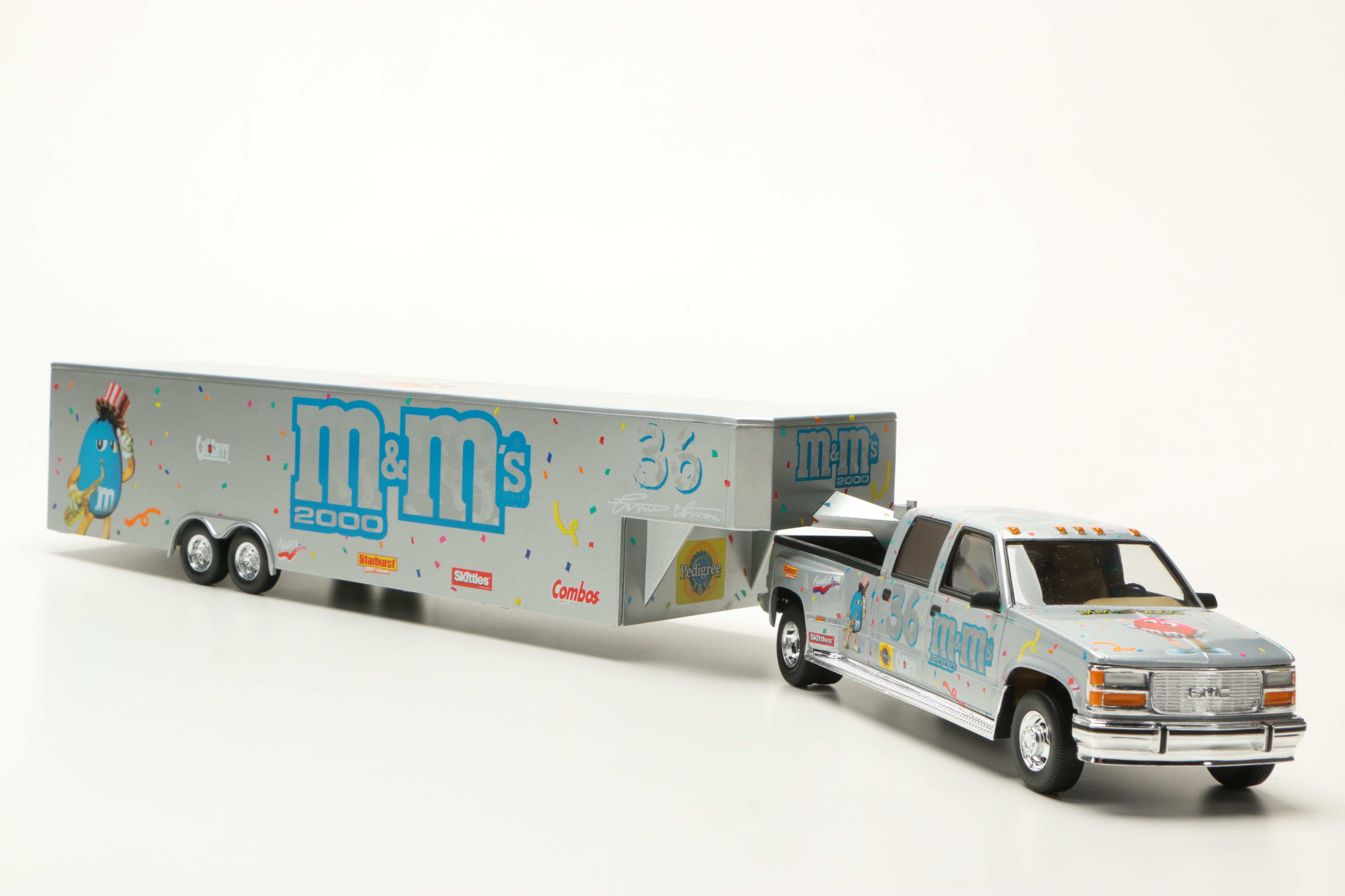 Limited Edition Brookfield Ernie Irvan M&M's Die-Cast Trailer