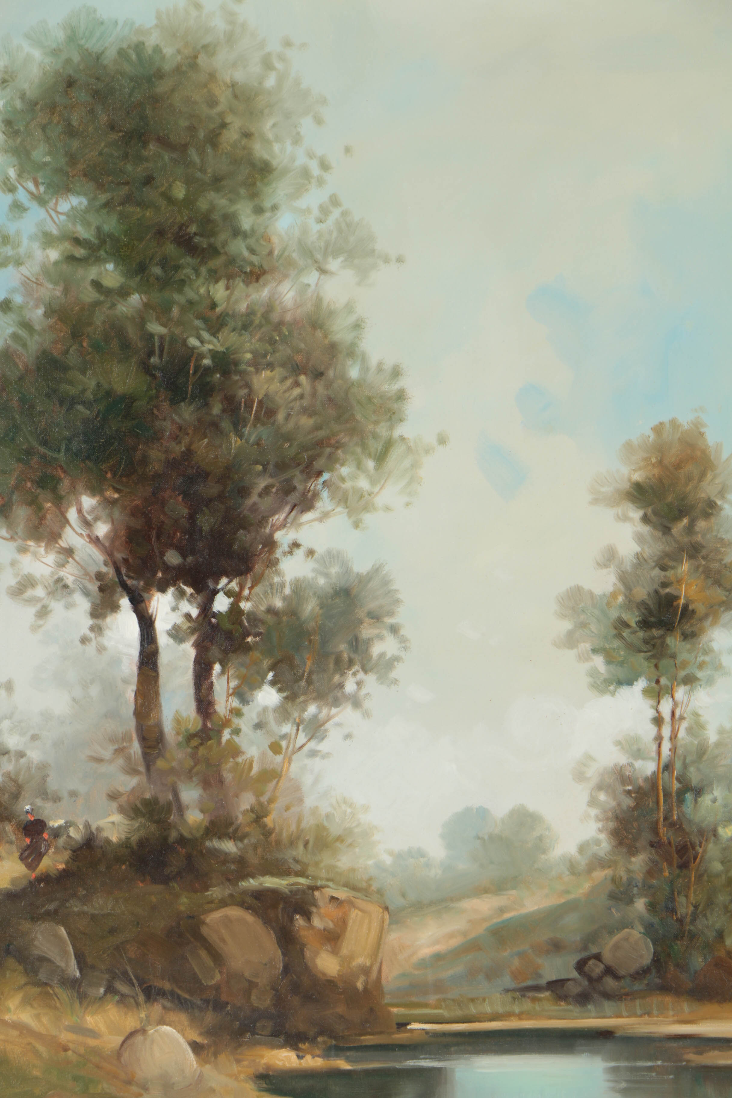 Jacopo della Selva Oil Painting on Canvas Romantic Rural Landscape