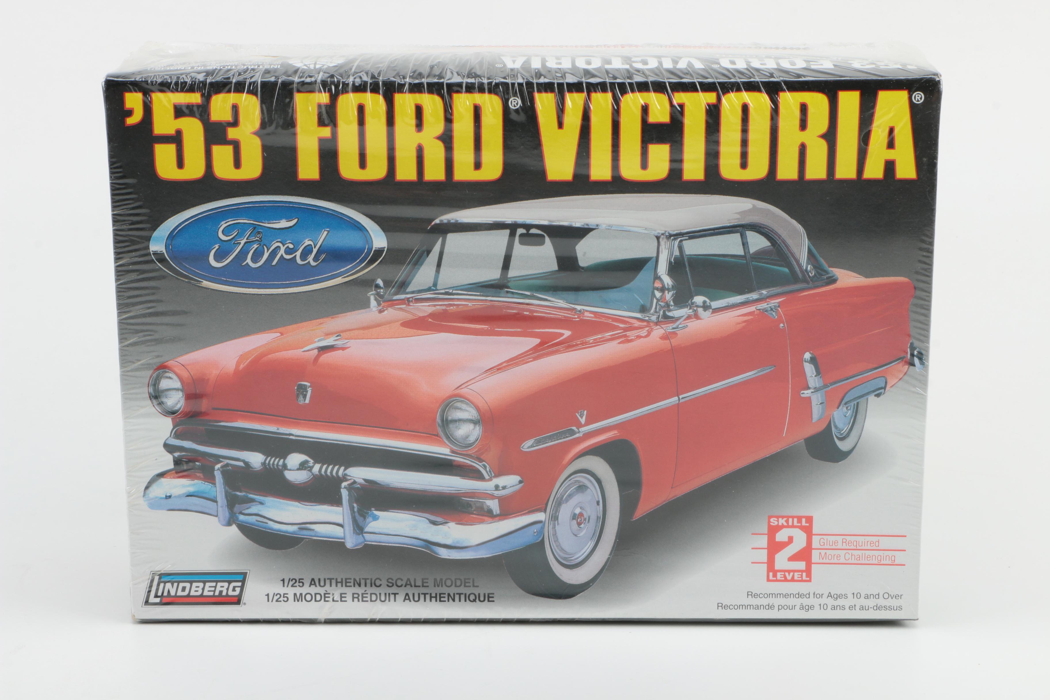 Vintage Model Car Kits Featuring Revell '57 Ford Custom