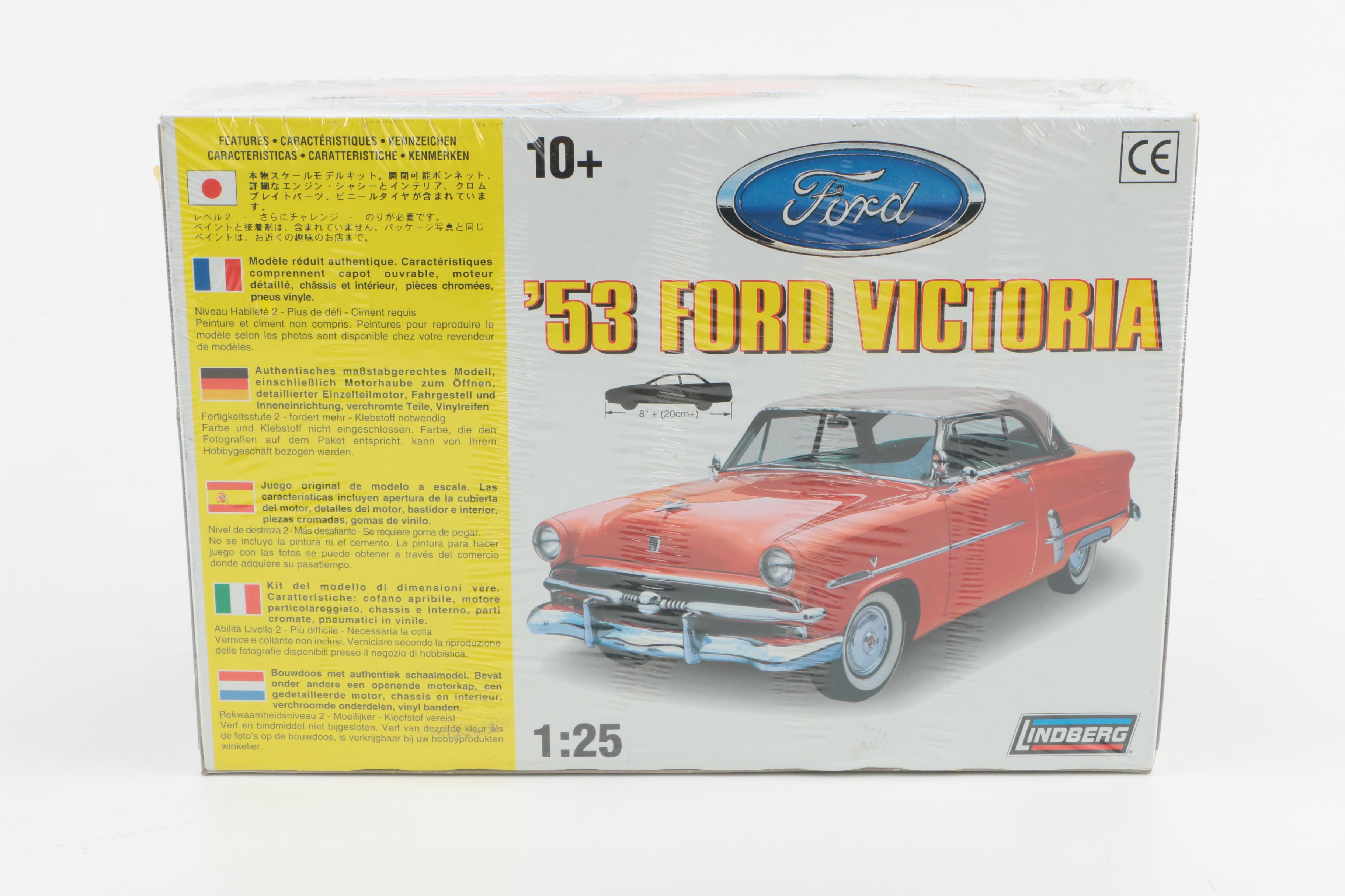 Vintage Model Car Kits Featuring Revell '57 Ford Custom
