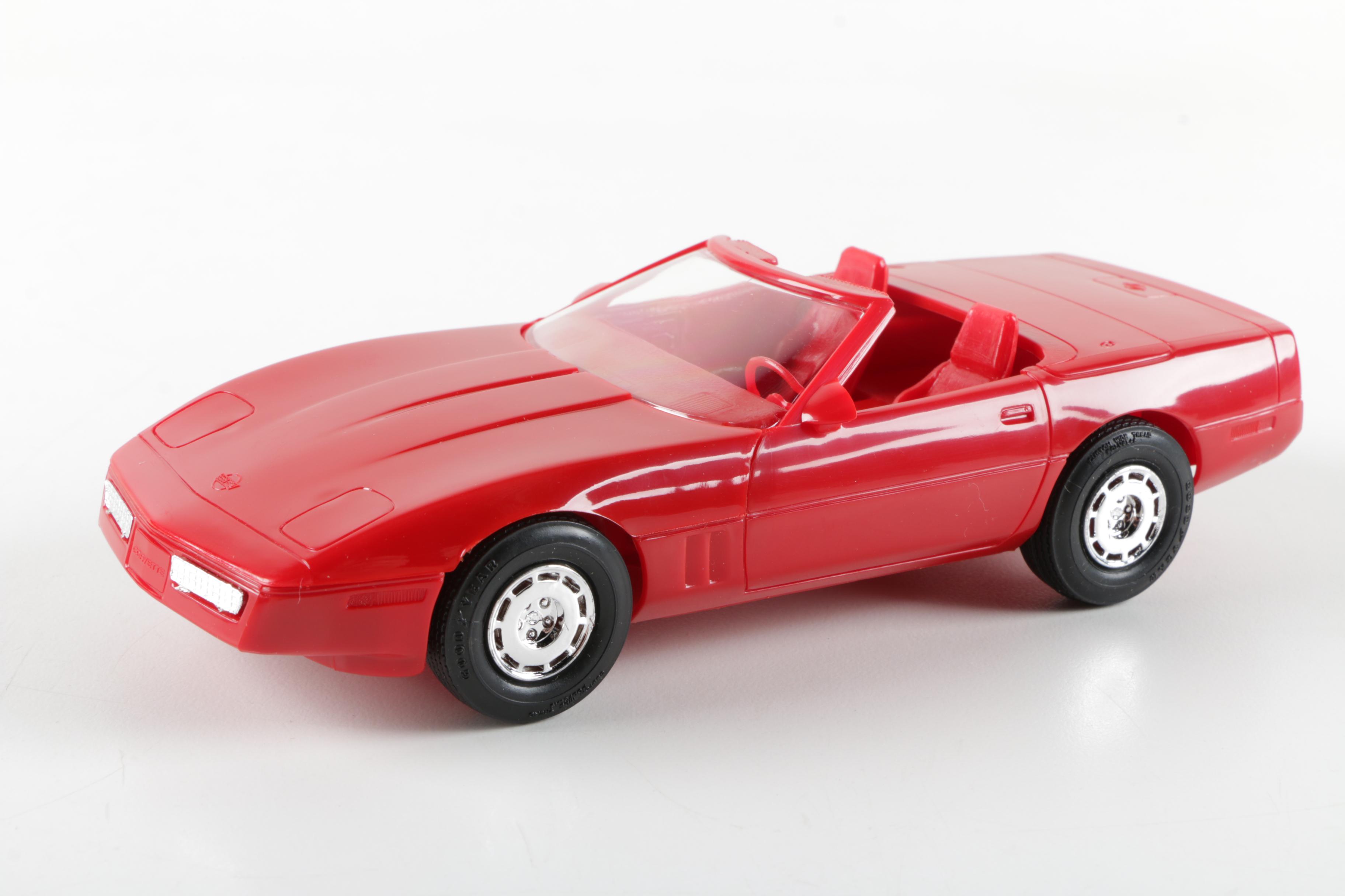 Collection of 1980s Corvette Promotional Car Models