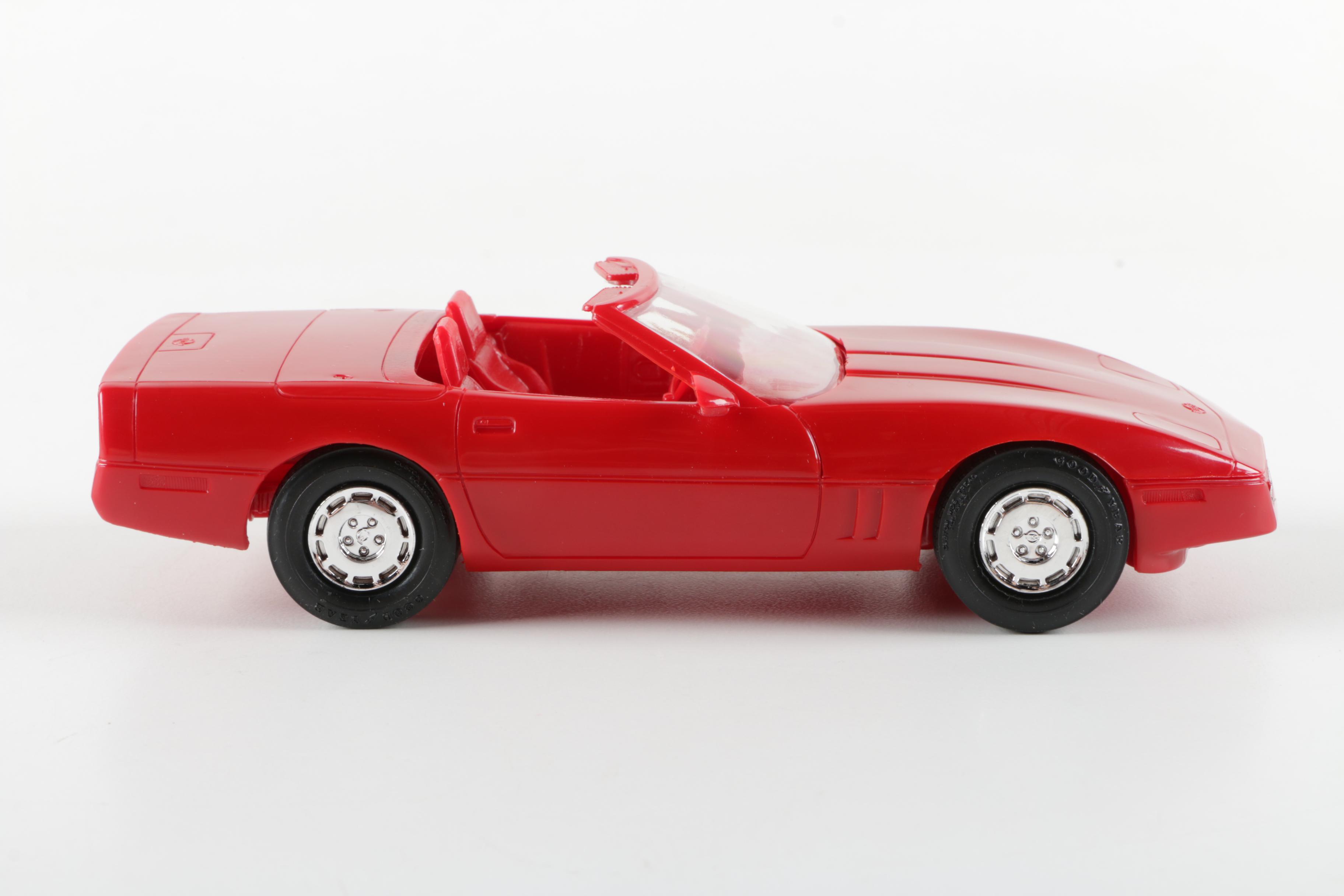 Collection of 1980s Corvette Promotional Car Models