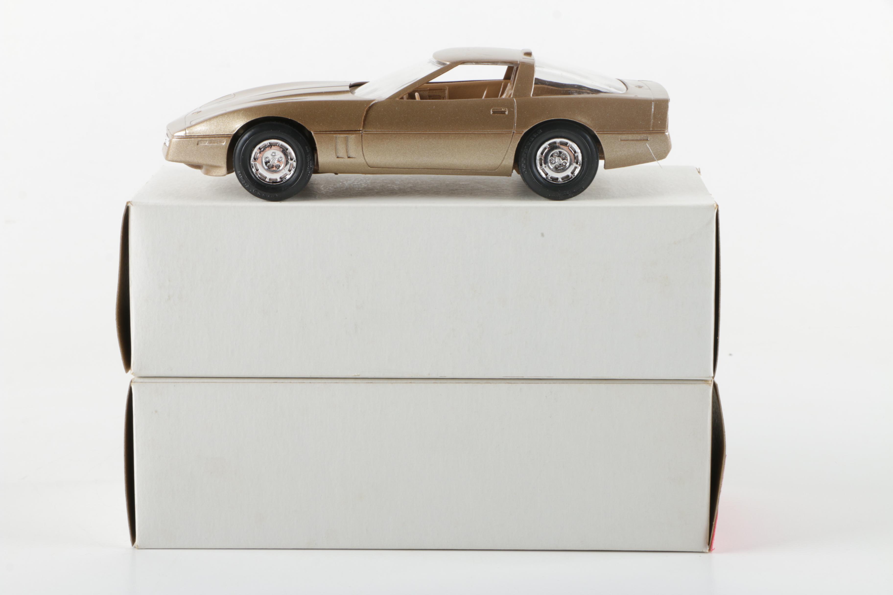Collection of 1980s Corvette Promotional Car Models