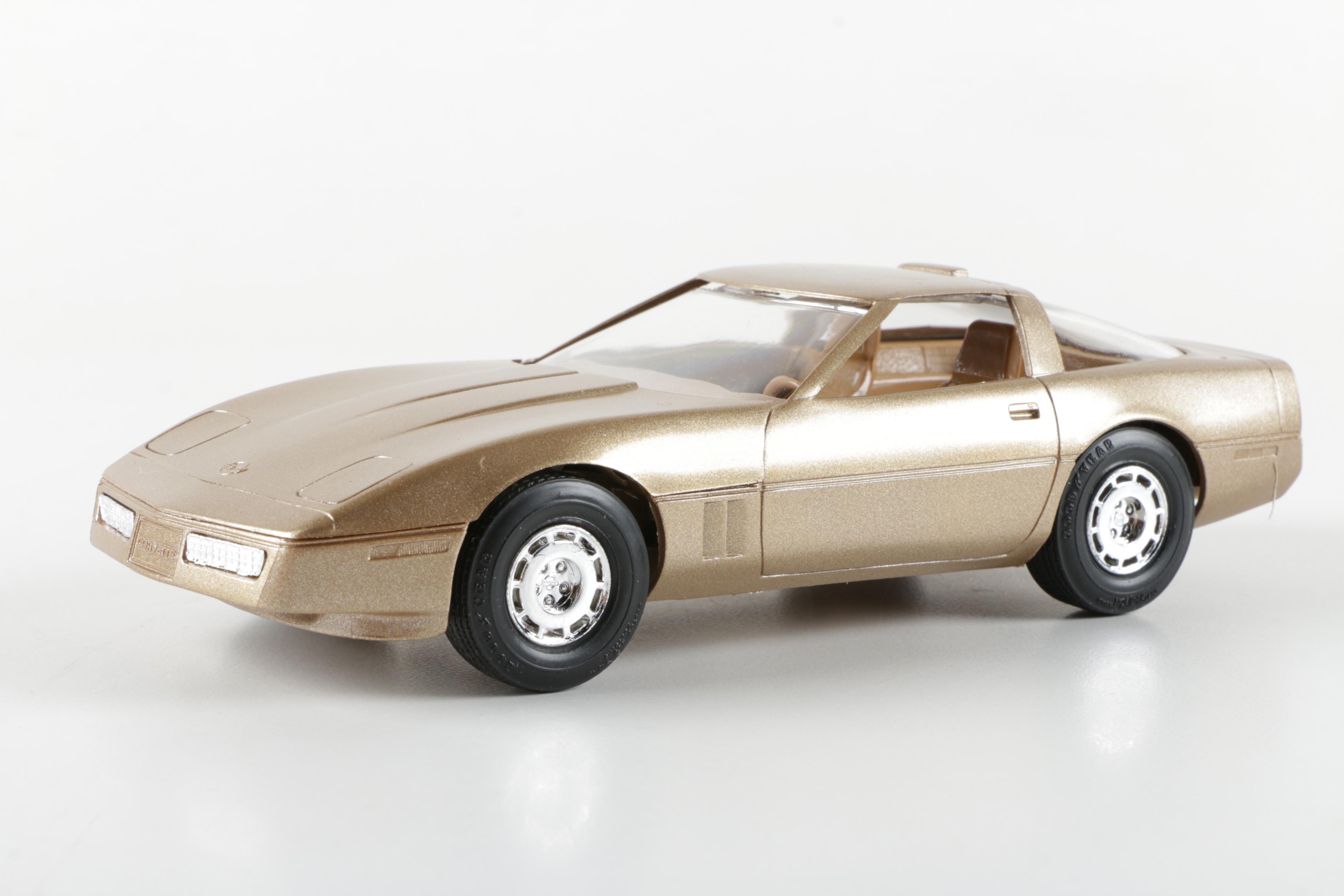 Collection of 1980s Corvette Promotional Car Models