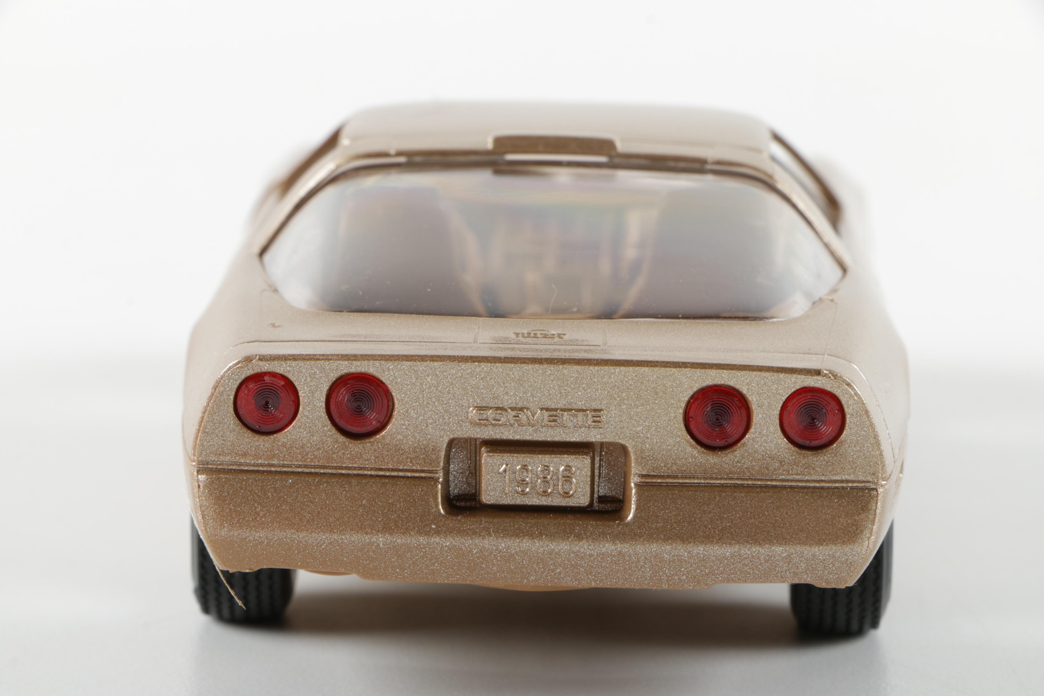 Collection of 1980s Corvette Promotional Car Models