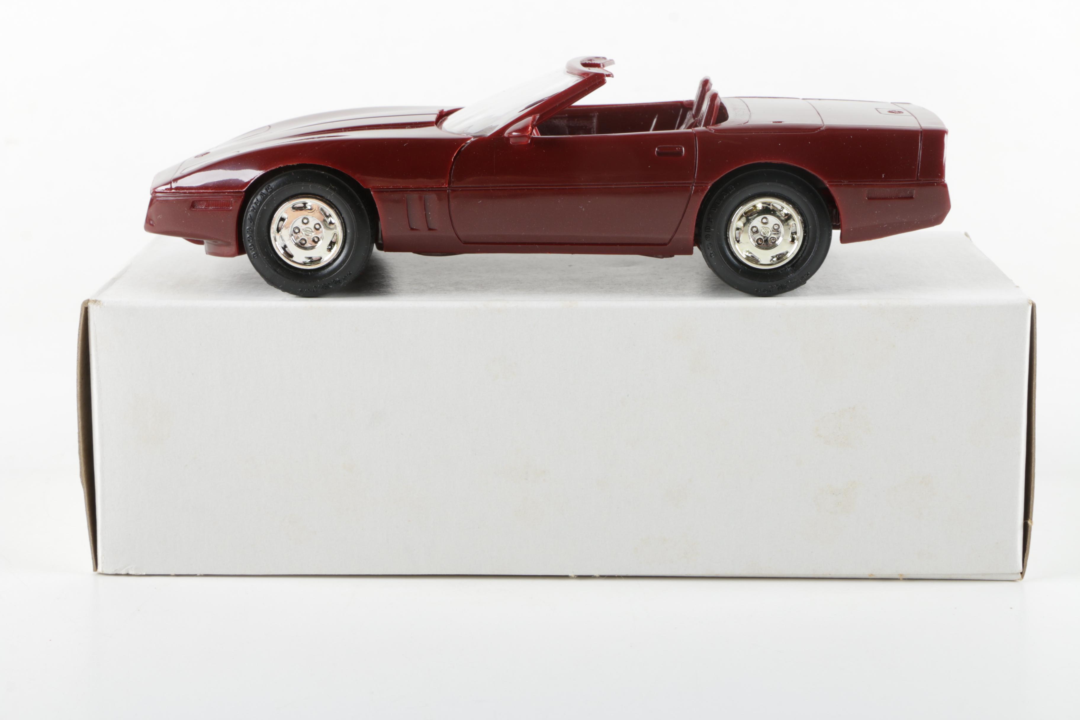 Collection of 1980s Corvette Promotional Car Models